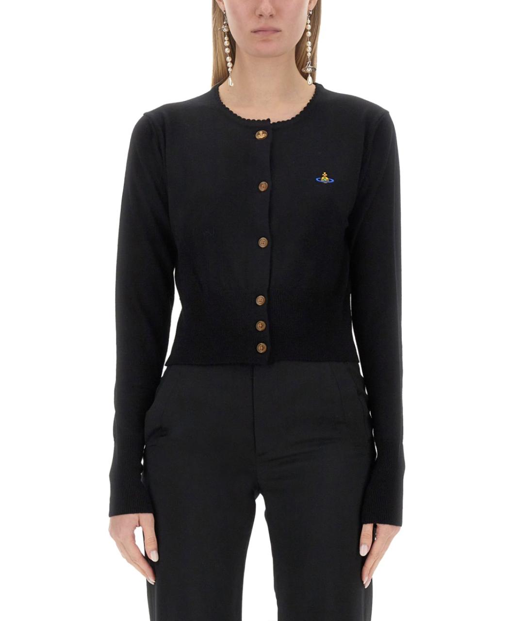 VIVIENNE WESTWOOD Черный шерстяной джемпер / свитер, фото 2