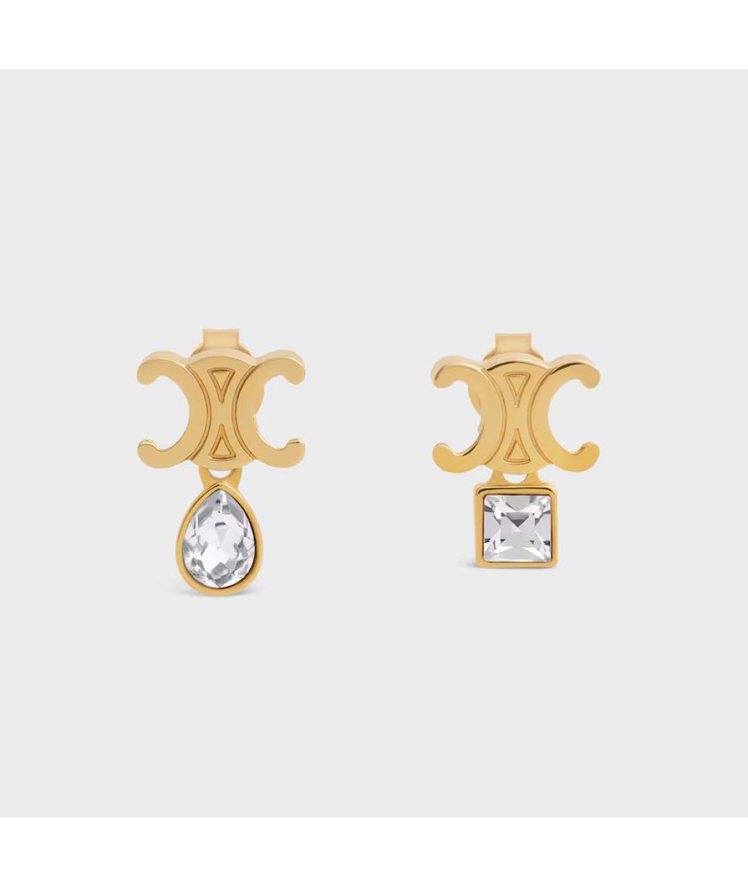 CELINE Золотые серьги, фото 4