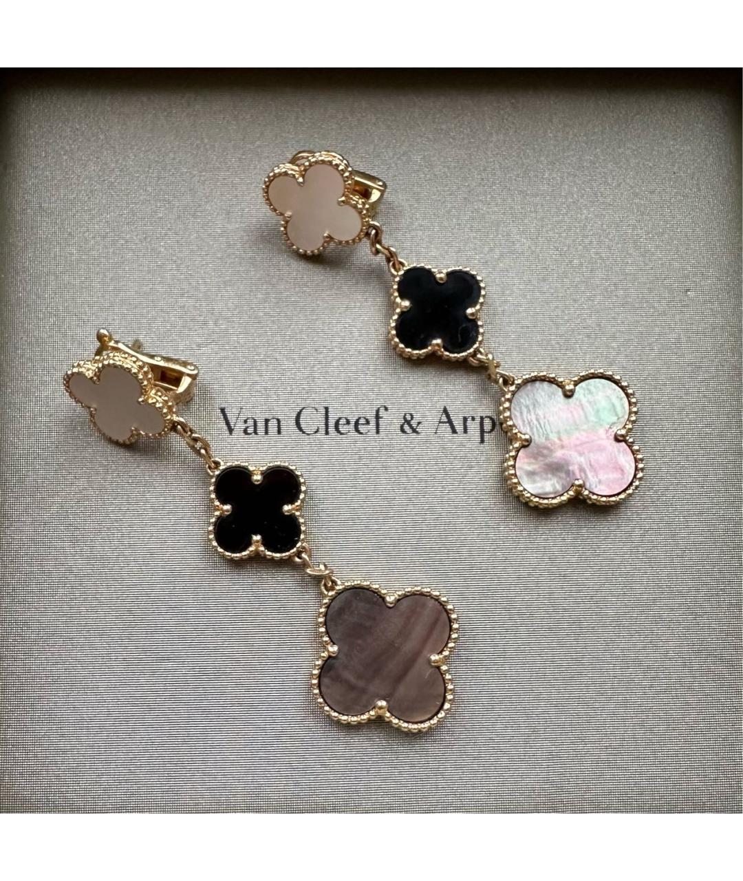 VAN CLEEF & ARPELS Мульти серьги из желтого золота, фото 5