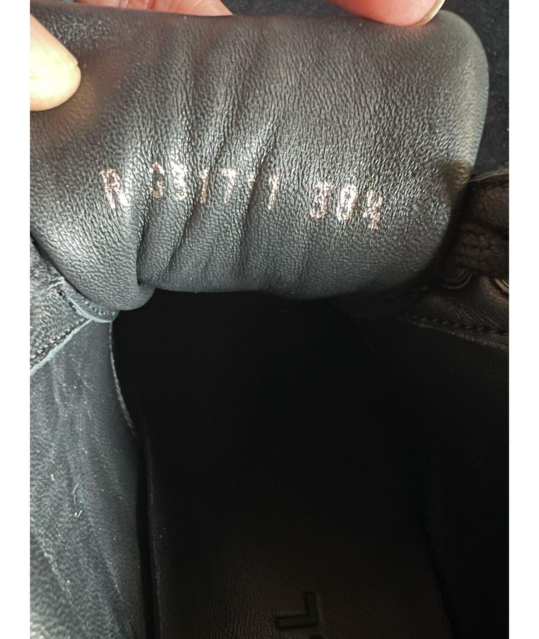 CHANEL Черные кроссовки из экзотической кожи, фото 7