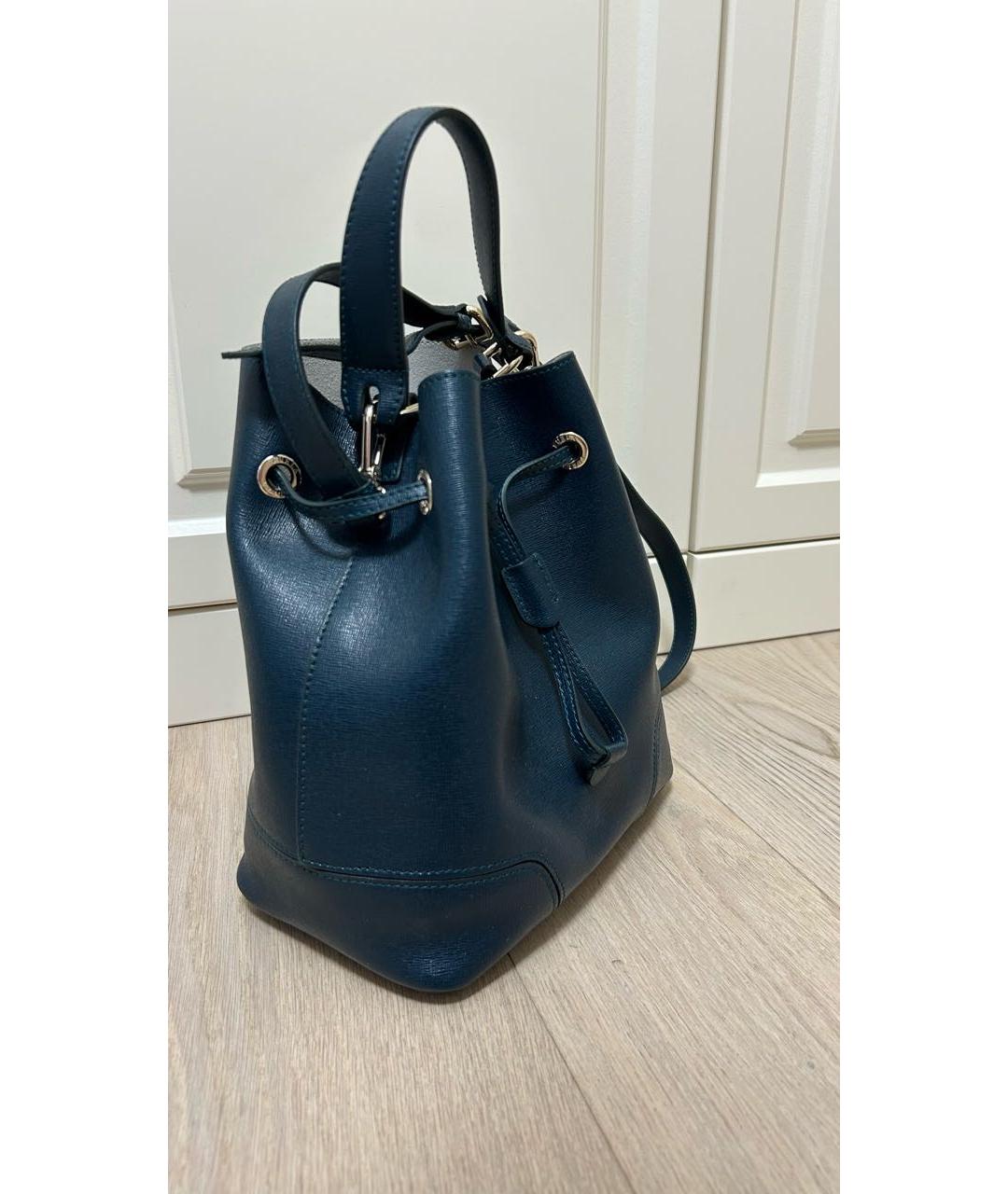 FURLA Зеленая кожаная сумка через плечо, фото 2
