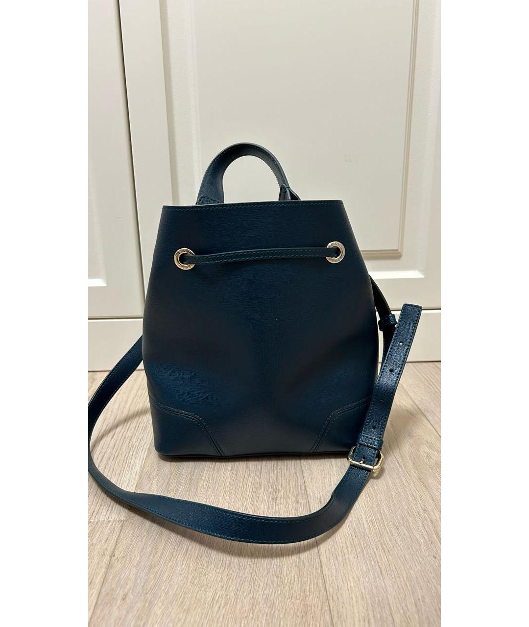FURLA Зеленая кожаная сумка через плечо, фото 3