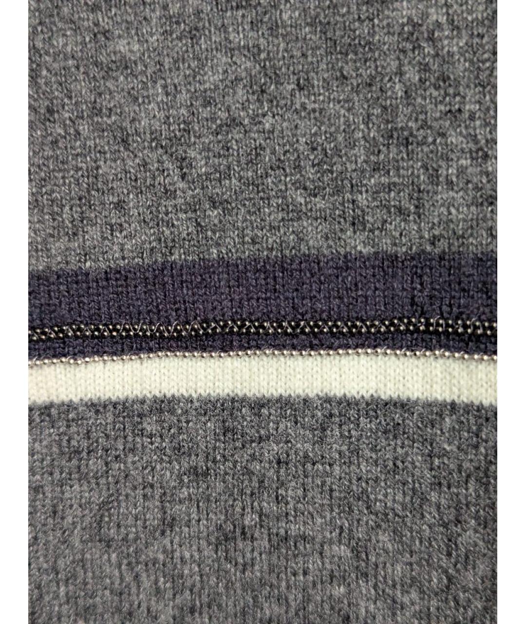 BRUNELLO CUCINELLI Антрацитовый кашемировый кардиган, фото 4