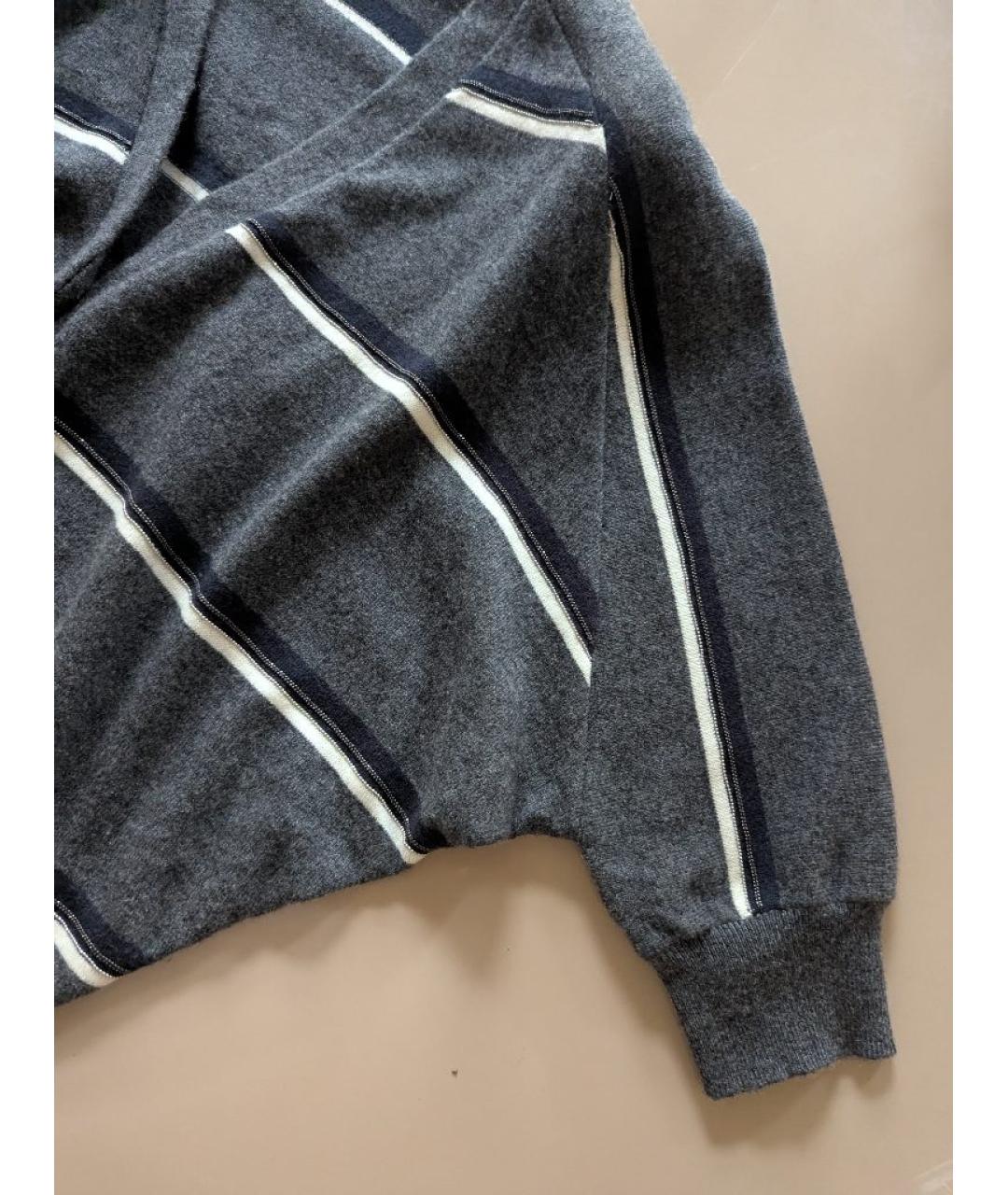 BRUNELLO CUCINELLI Антрацитовый кашемировый кардиган, фото 6