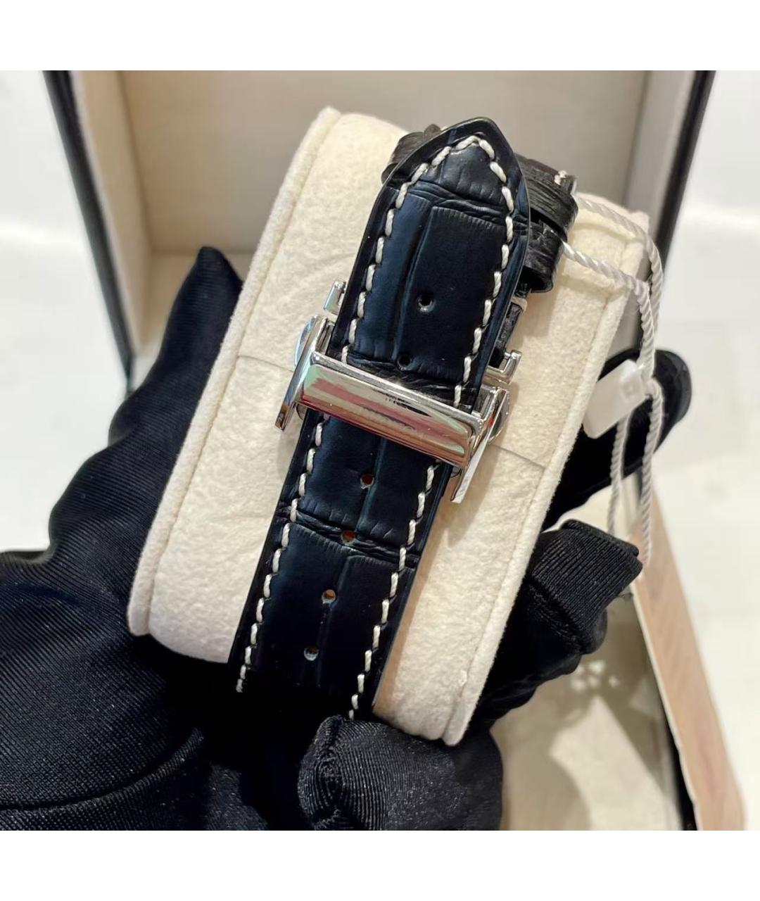 LONGINES Черные часы, фото 4