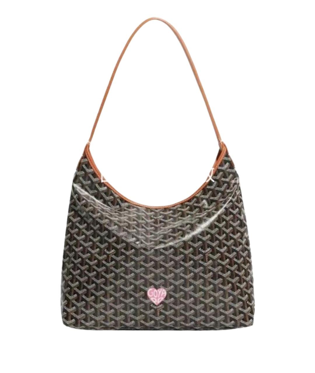 GOYARD Антрацитовая сумка с короткими ручками, фото 1