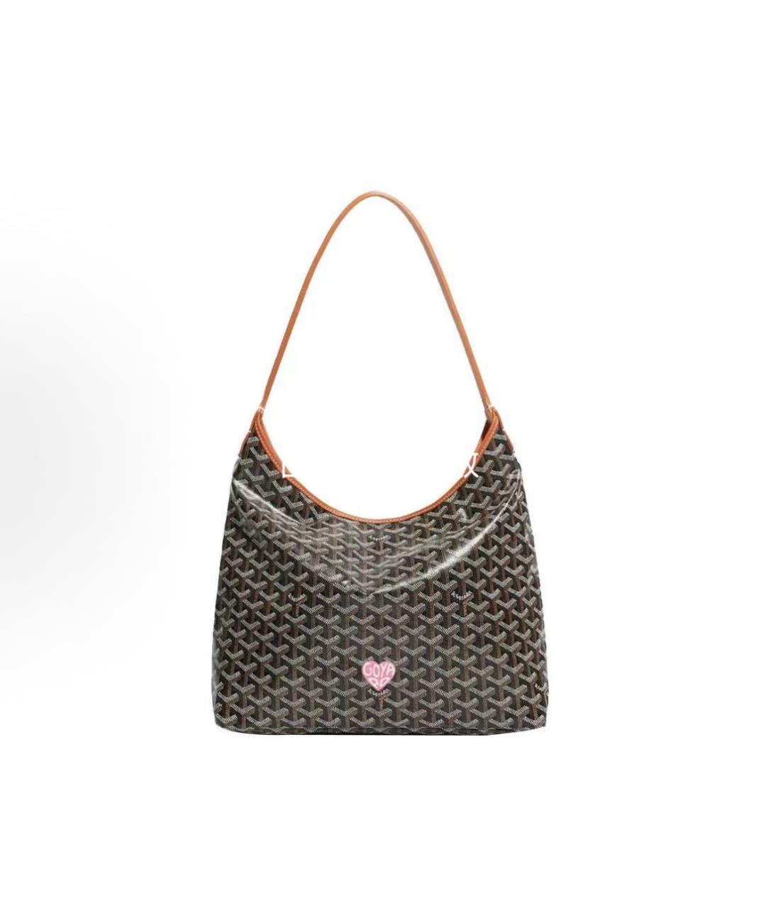 GOYARD Антрацитовая сумка с короткими ручками, фото 6