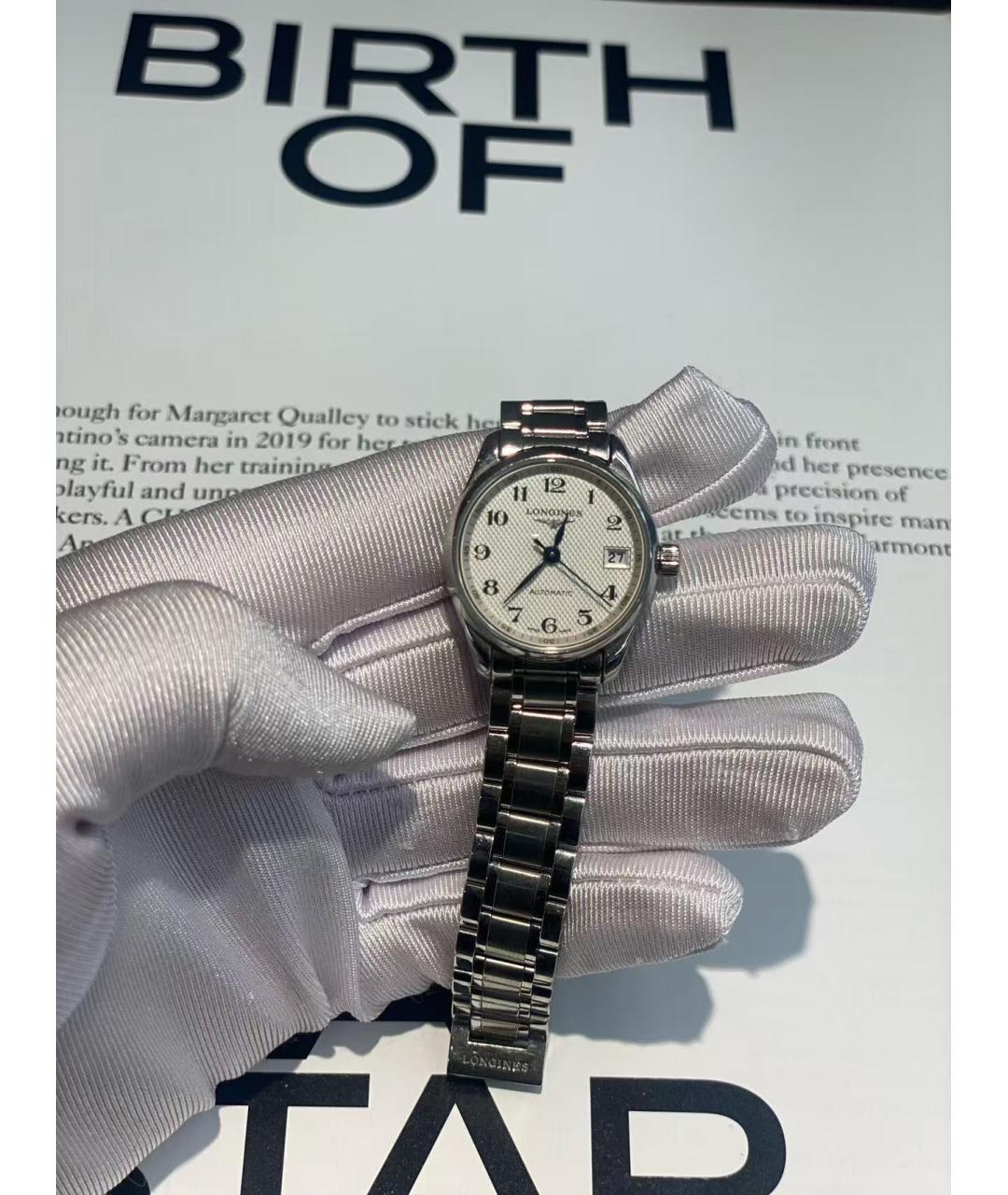 LONGINES Серебряные металлические часы, фото 2