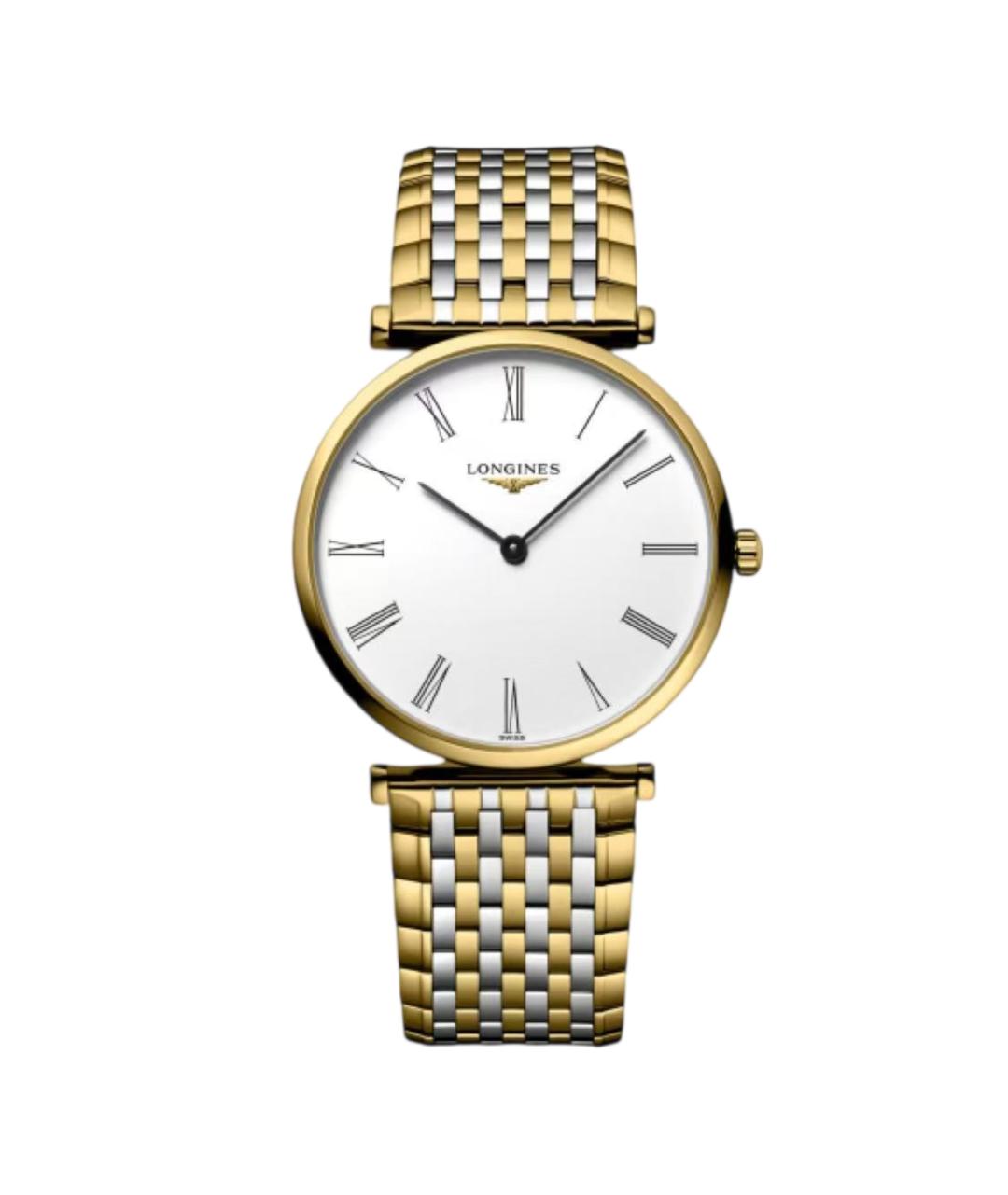 LONGINES Белые металлические часы, фото 1