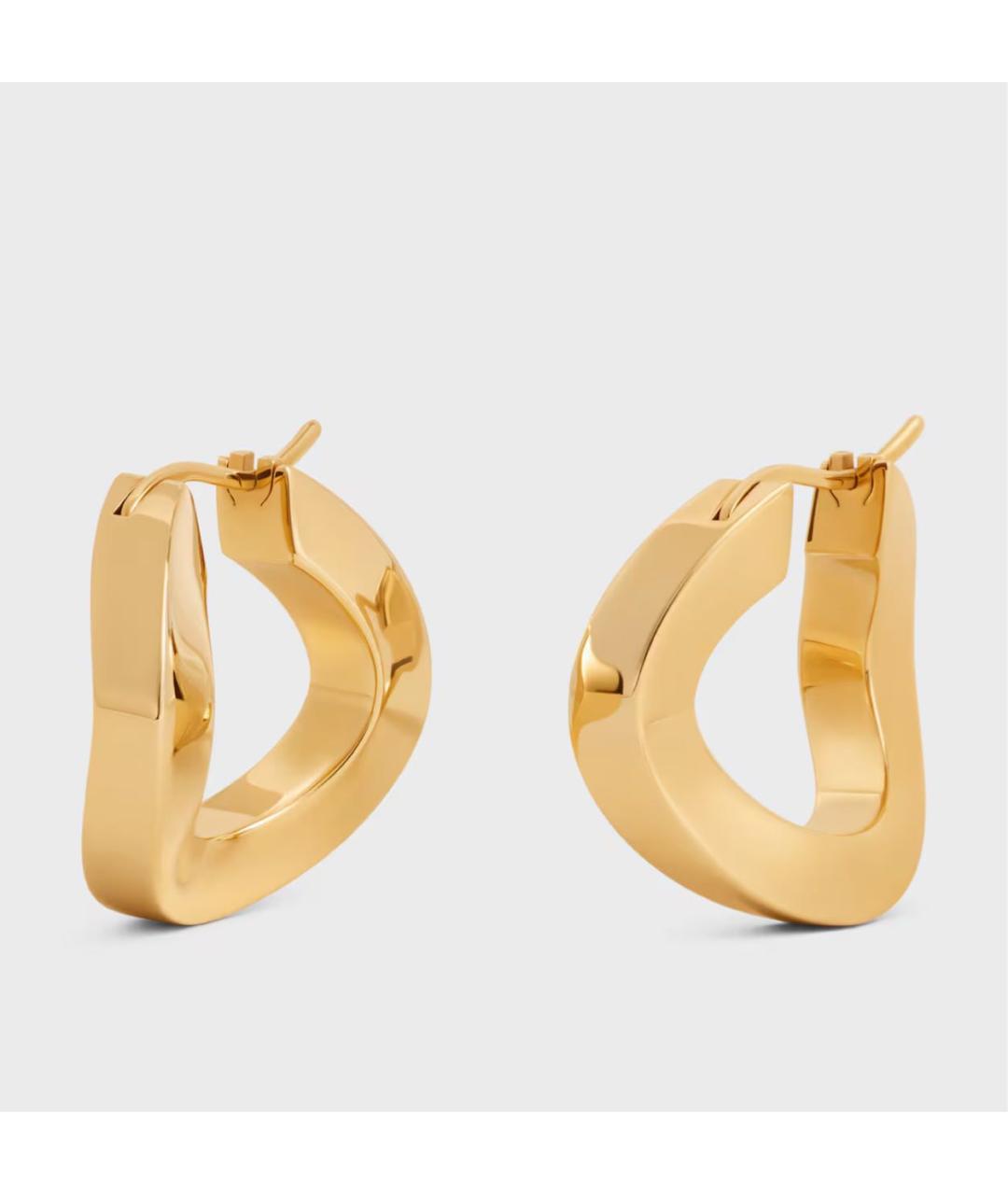 CELINE Золотые серьги, фото 2