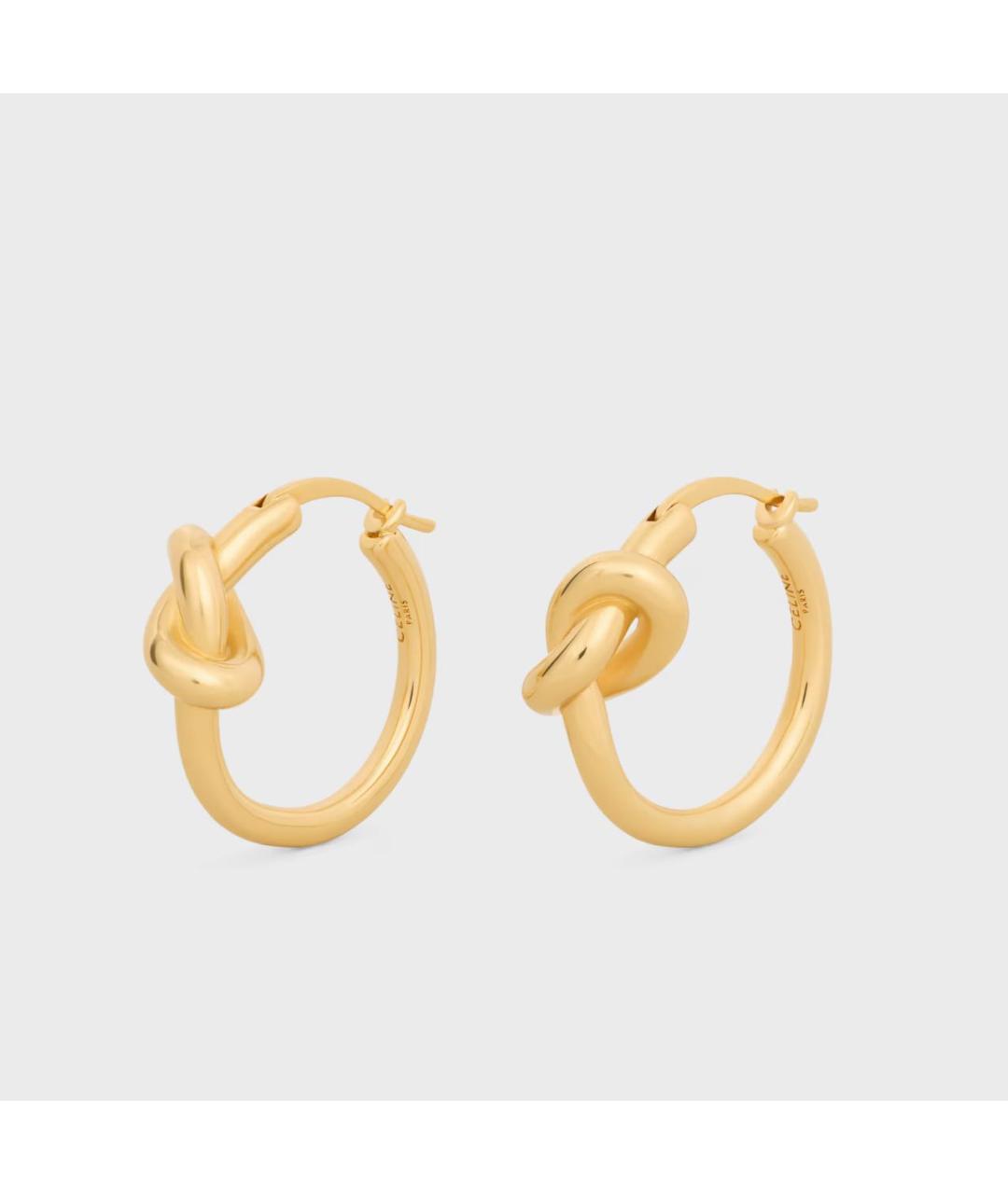CELINE Золотые серьги, фото 4