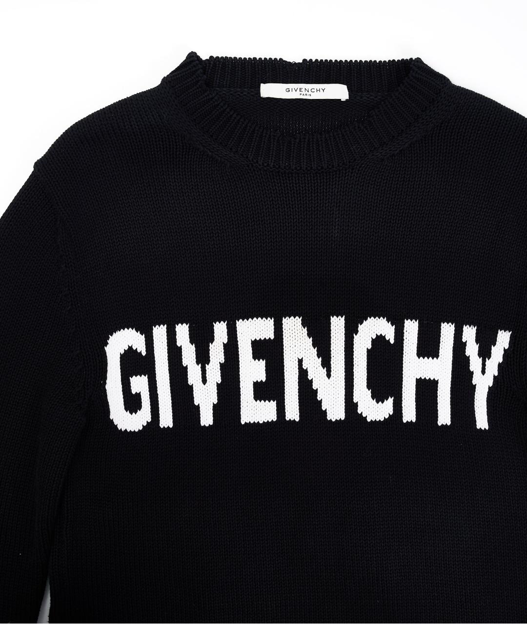 GIVENCHY Черный хлопковый джемпер / свитер, фото 3