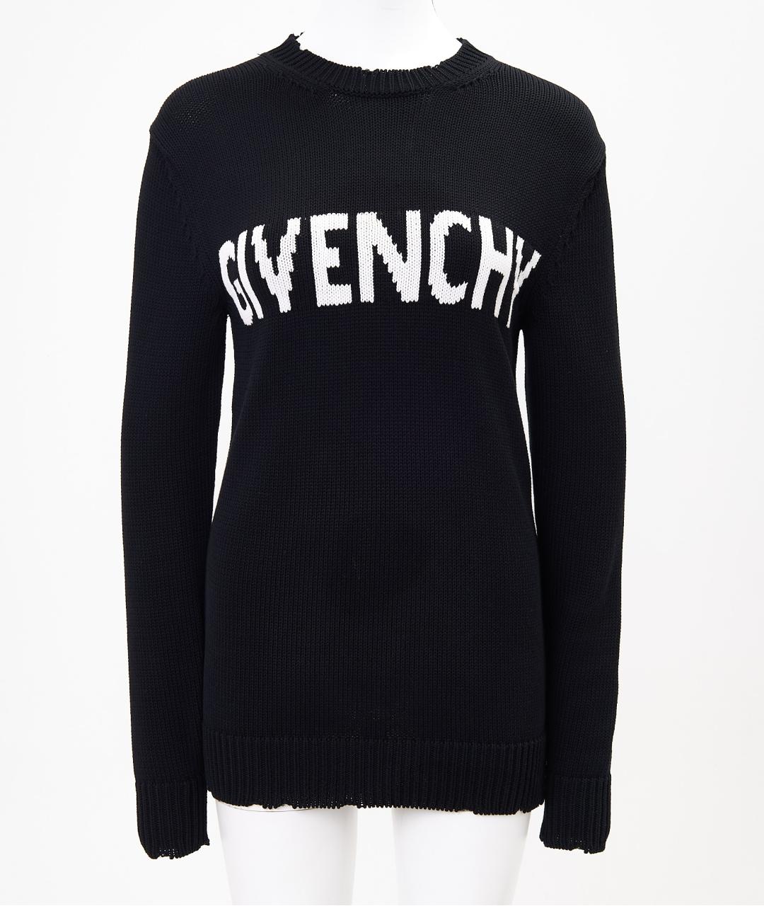 GIVENCHY Черный хлопковый джемпер / свитер, фото 7