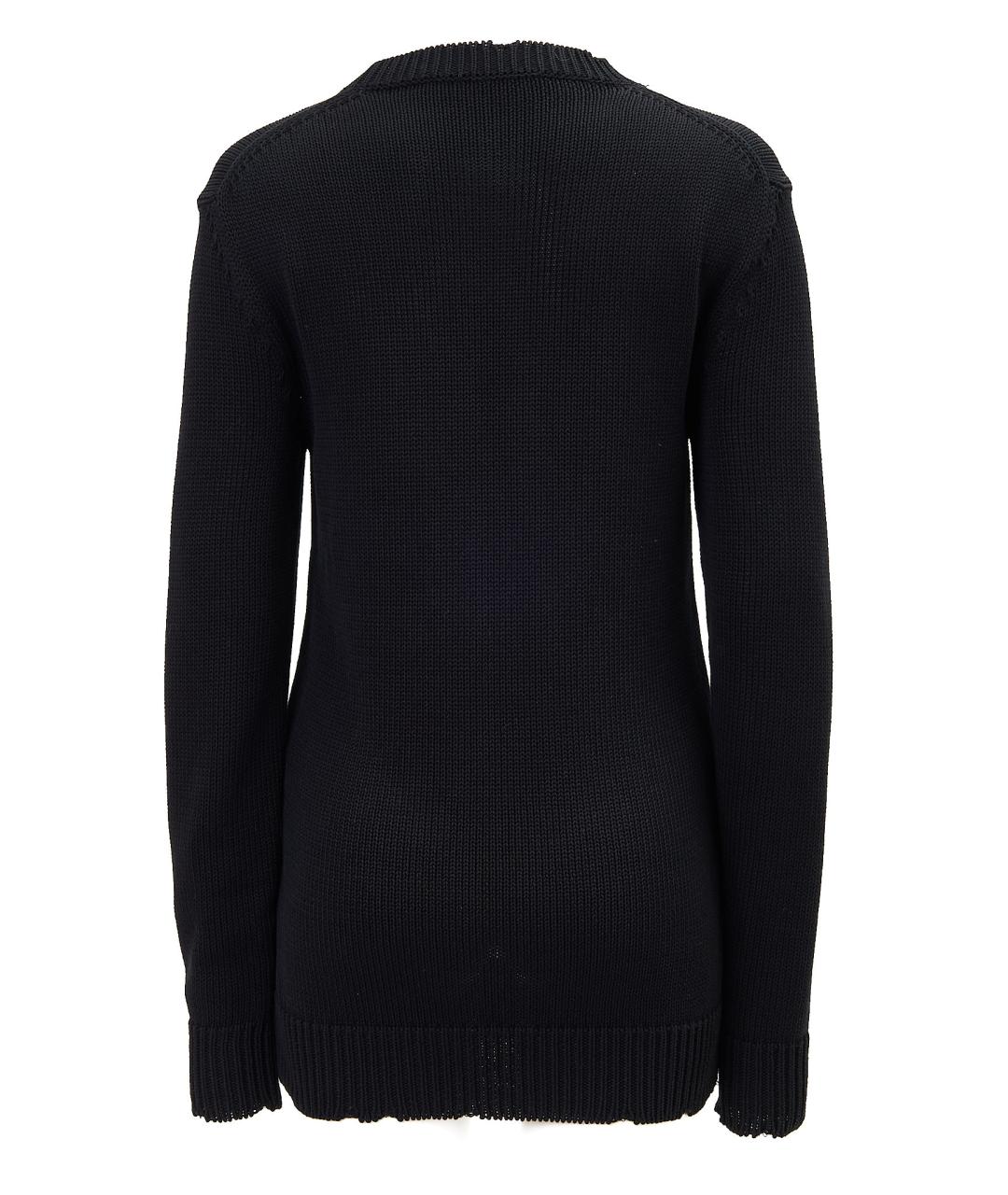 GIVENCHY Черный хлопковый джемпер / свитер, фото 2