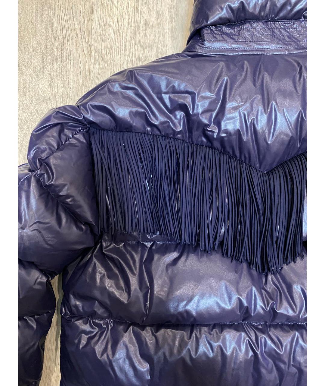 MONCLER GRENOBLE Фиолетовый полиамидовый пуховик, фото 6