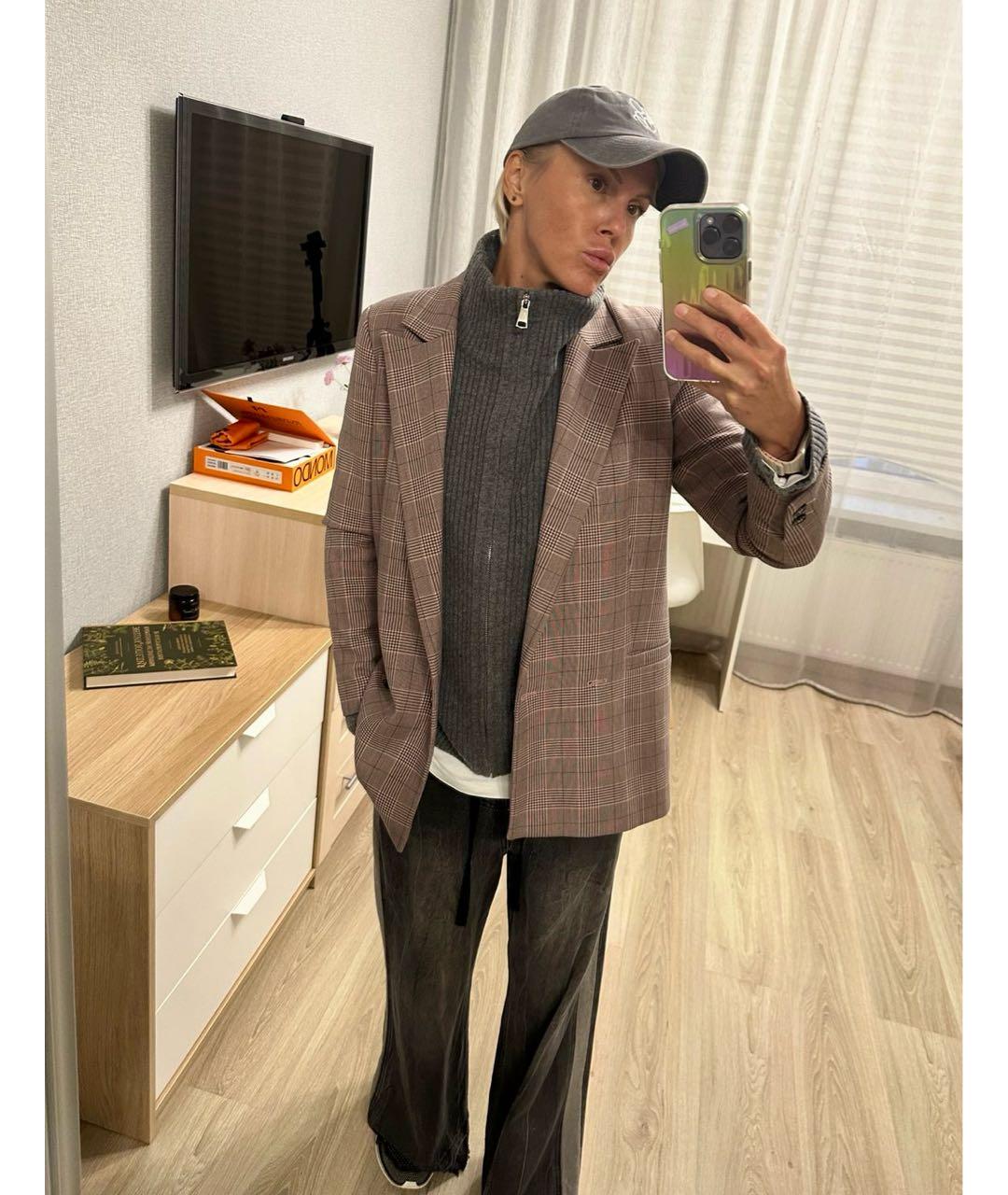 GANNI Розовый вискозный жакет/пиджак, фото 7