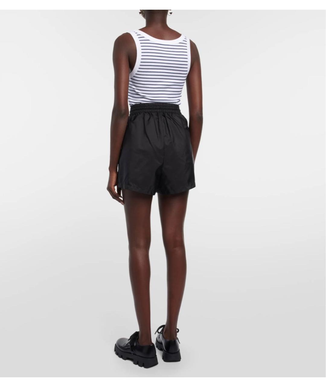 PRADA Черные полиамидовые шорты, фото 5