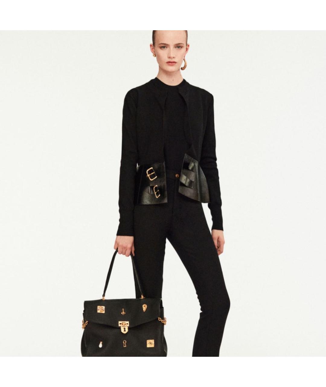 SCHIAPARELLI Черная шерстяная жилетка, фото 2