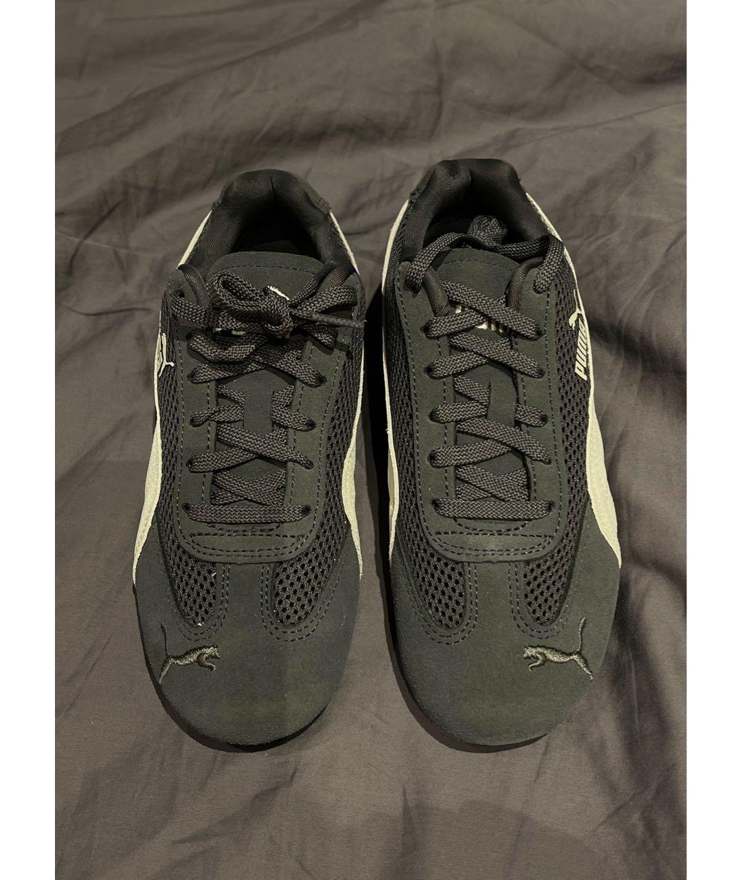 PUMA Антрацитовые замшевые кроссовки, фото 3