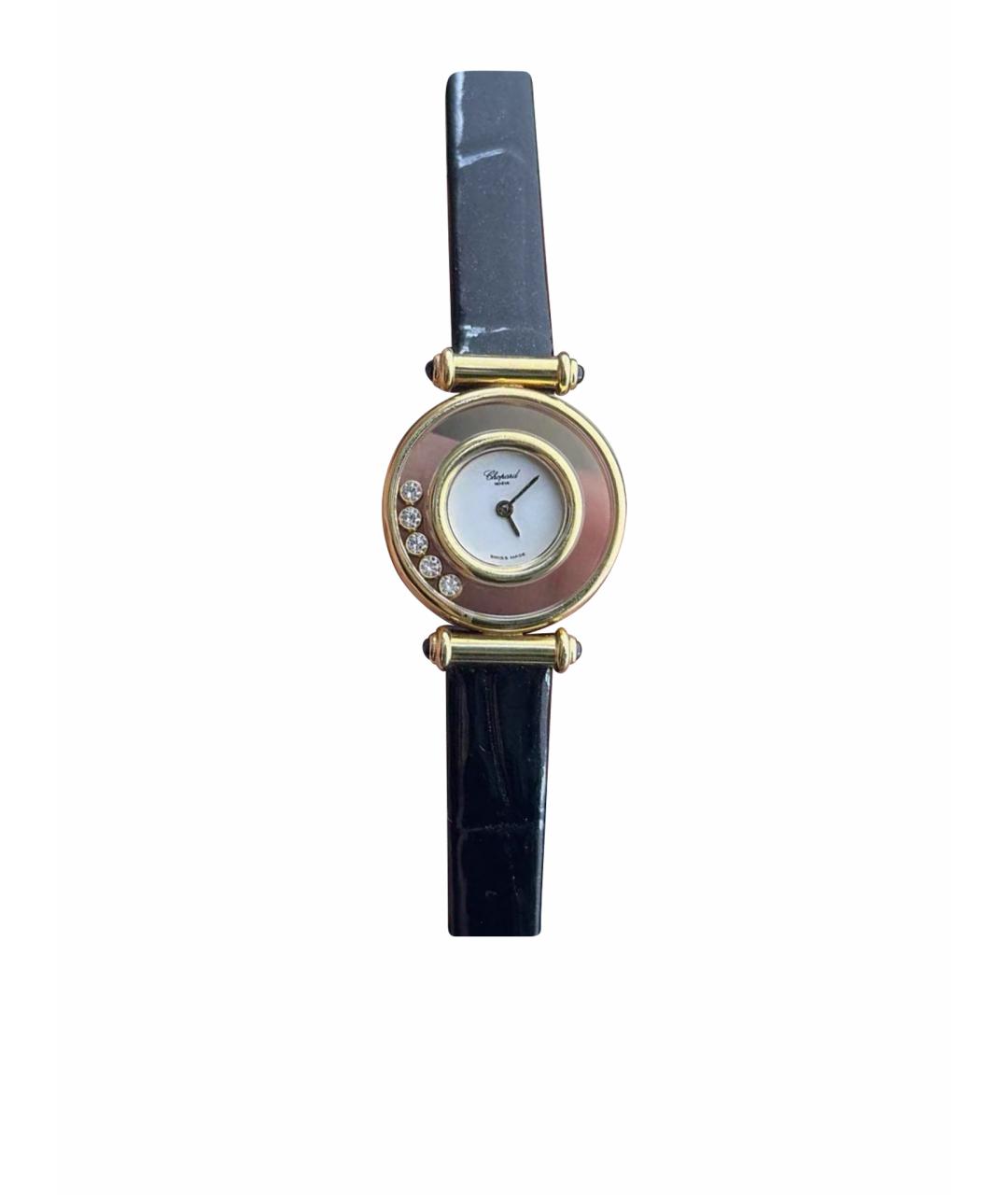 CHOPARD Белые часы из желтого золота, фото 1