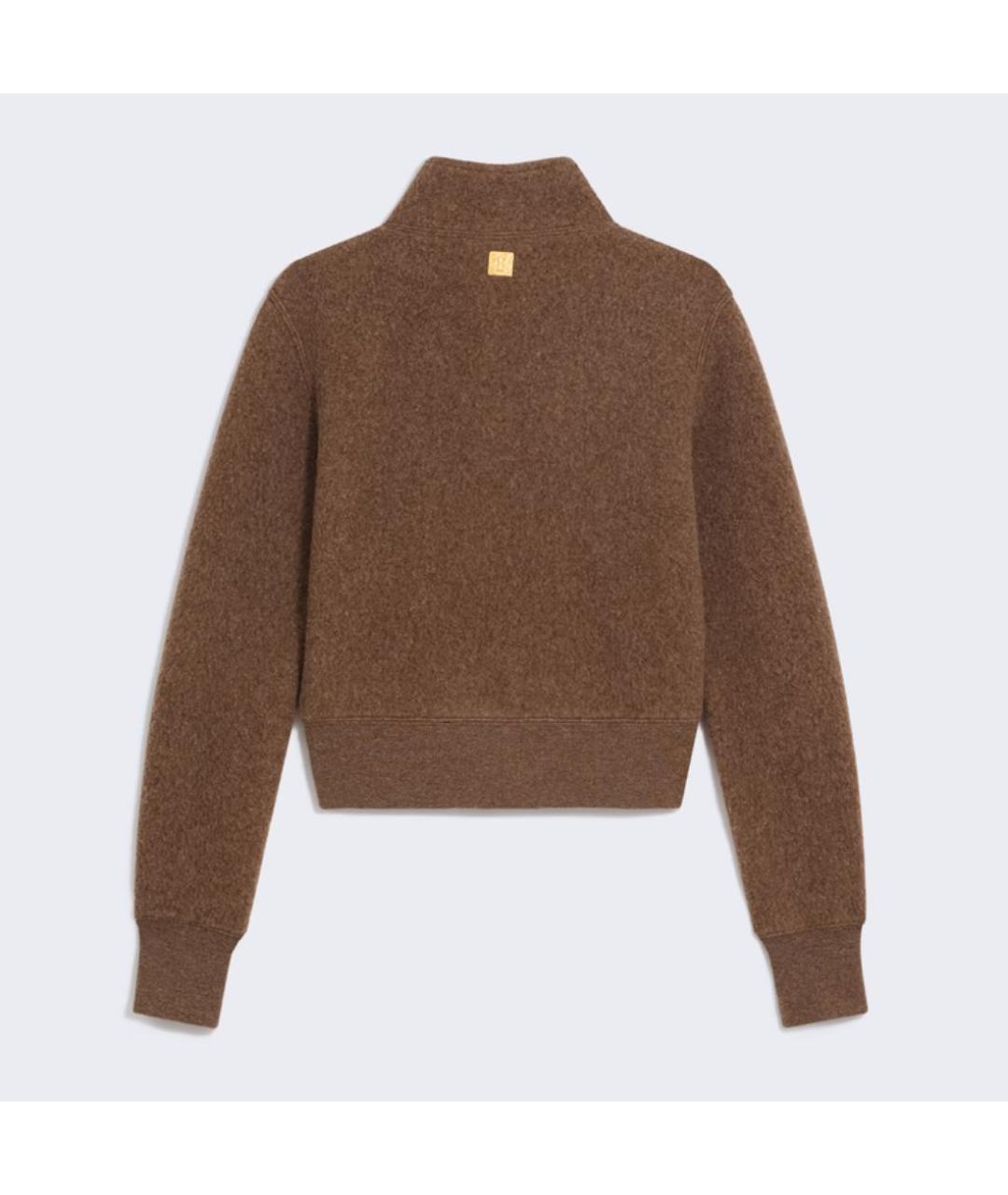 SCHIAPARELLI Коричневый шерстяной джемпер / свитер, фото 3