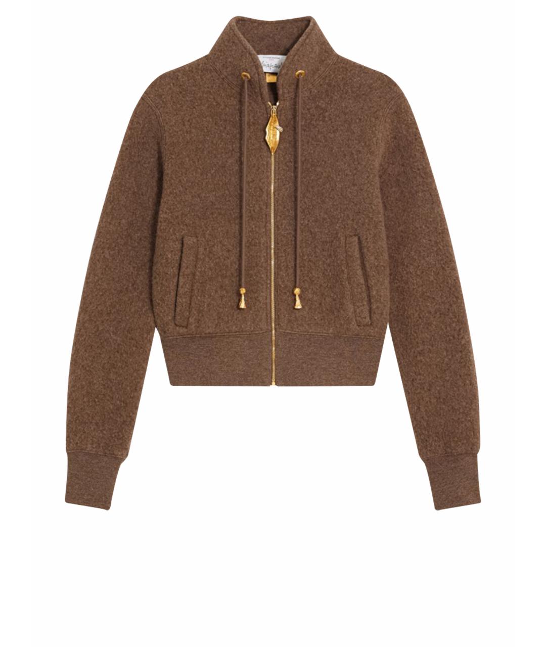 SCHIAPARELLI Коричневый шерстяной джемпер / свитер, фото 1