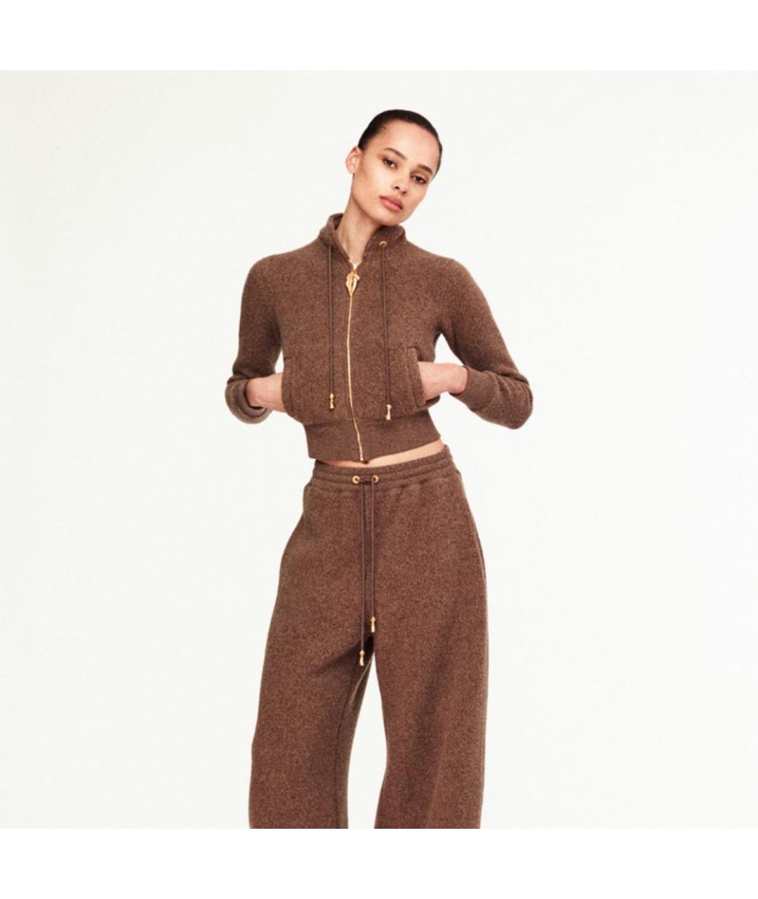 SCHIAPARELLI Коричневый шерстяной джемпер / свитер, фото 2