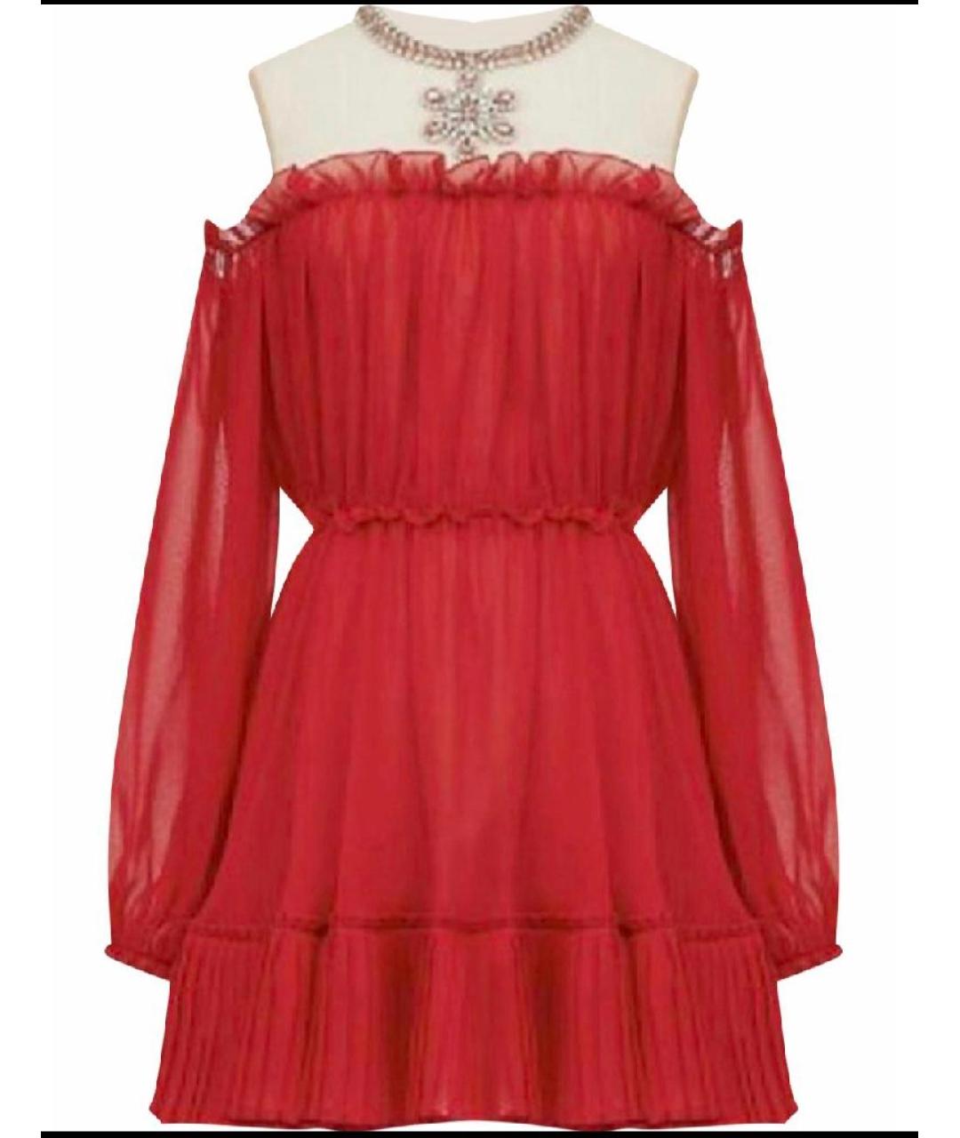GIAMBATTISTA VALLI Красное вечернее платье, фото 10