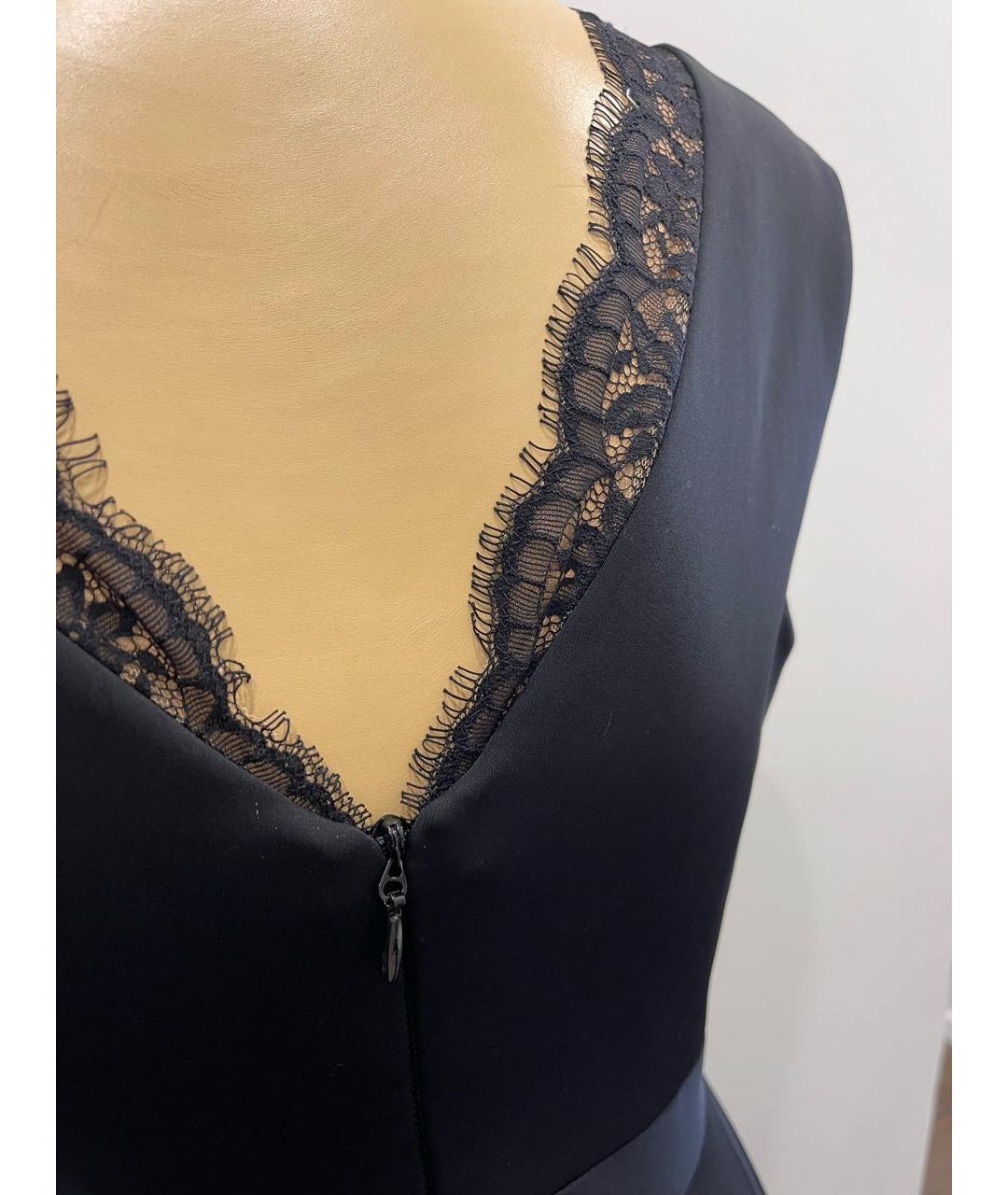 BCBG MAXAZRIA Черное полиэстеровое вечернее платье, фото 5