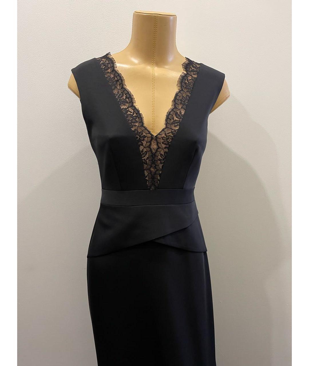 BCBG MAXAZRIA Черное полиэстеровое вечернее платье, фото 2