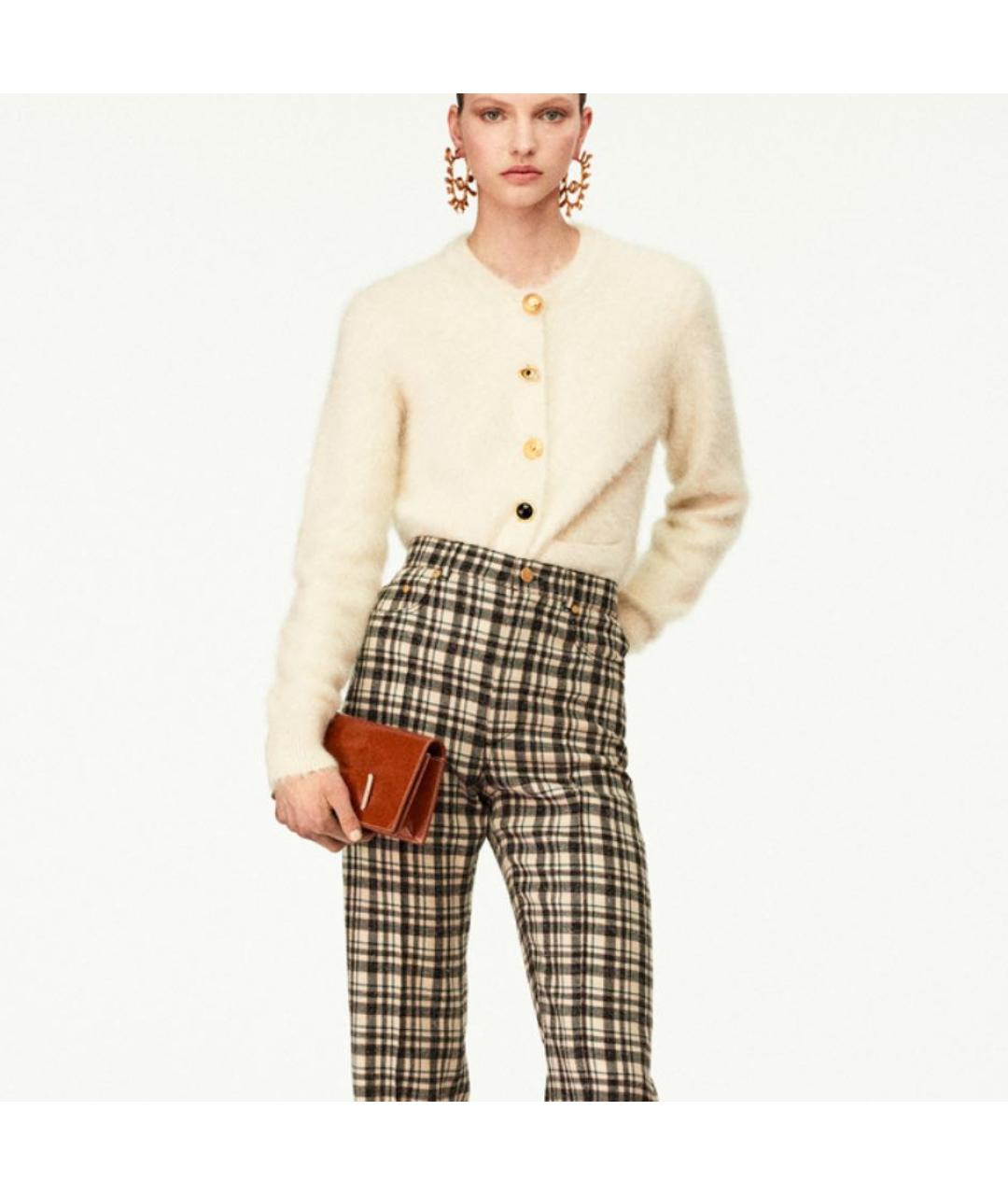 SCHIAPARELLI Бежевый меховой кардиган, фото 2