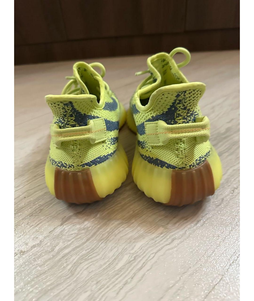 ADIDAS YEEZY Желтые кроссовки, фото 4