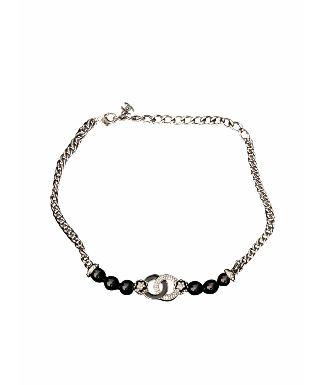 CHANEL Черный чокер, фото 1