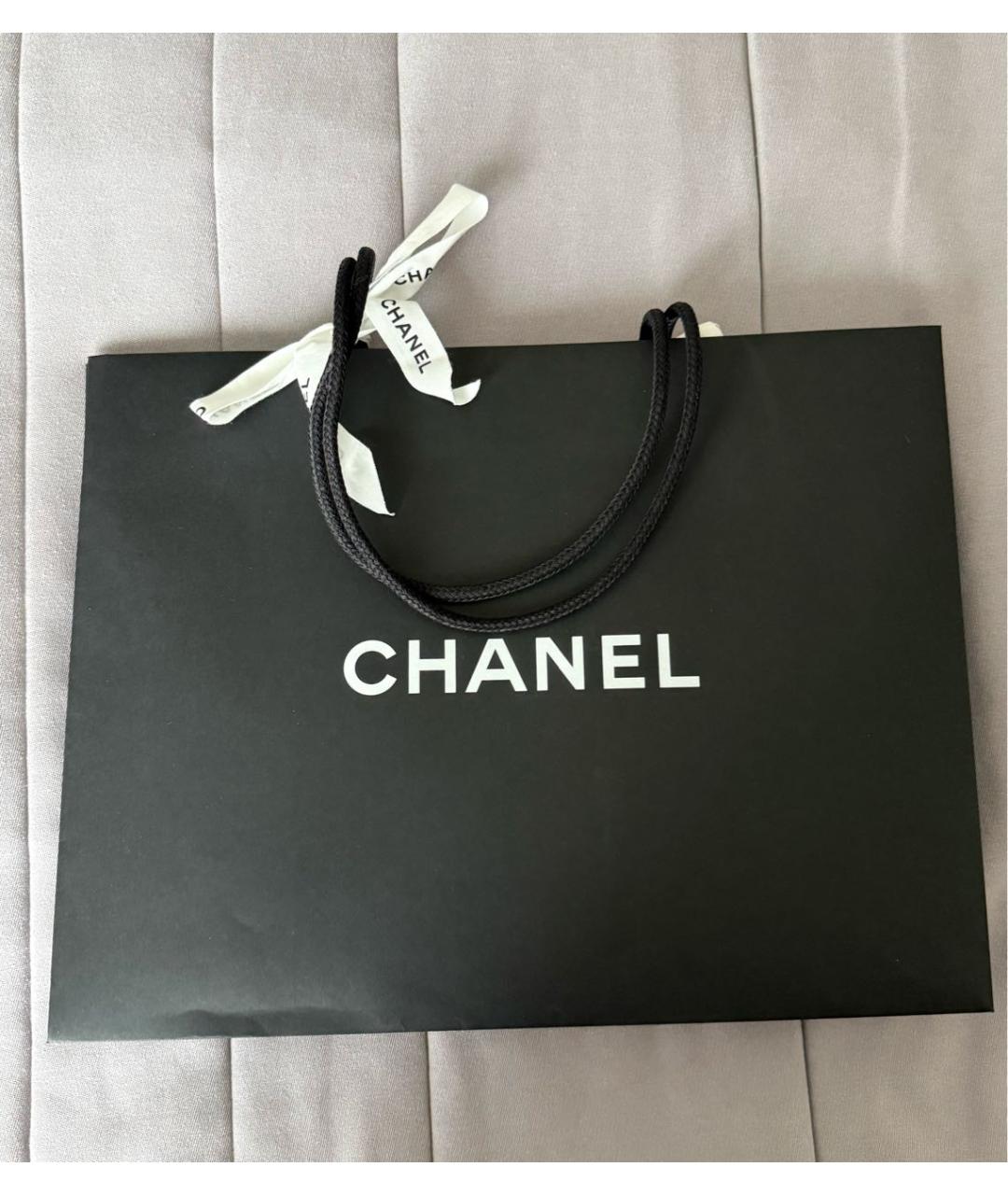 CHANEL Черные шерстяные наушники, фото 3