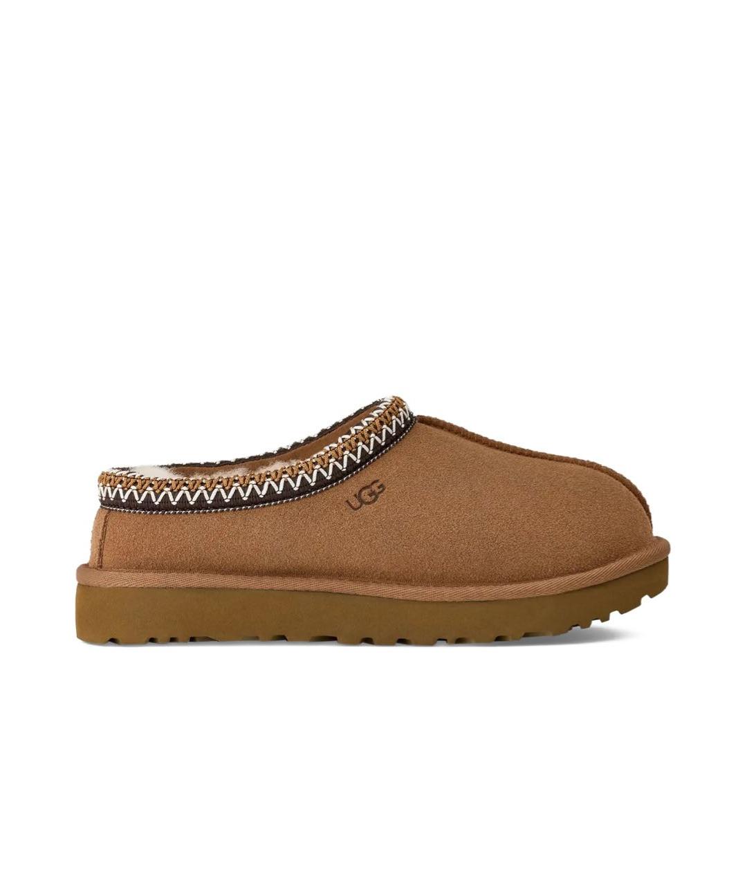UGG AUSTRALIA Коричневые замшевые слипоны, фото 9