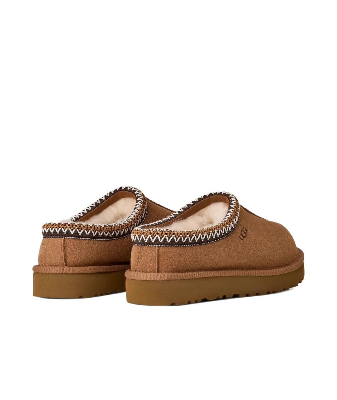 UGG AUSTRALIA Коричневые замшевые слипоны, фото 3