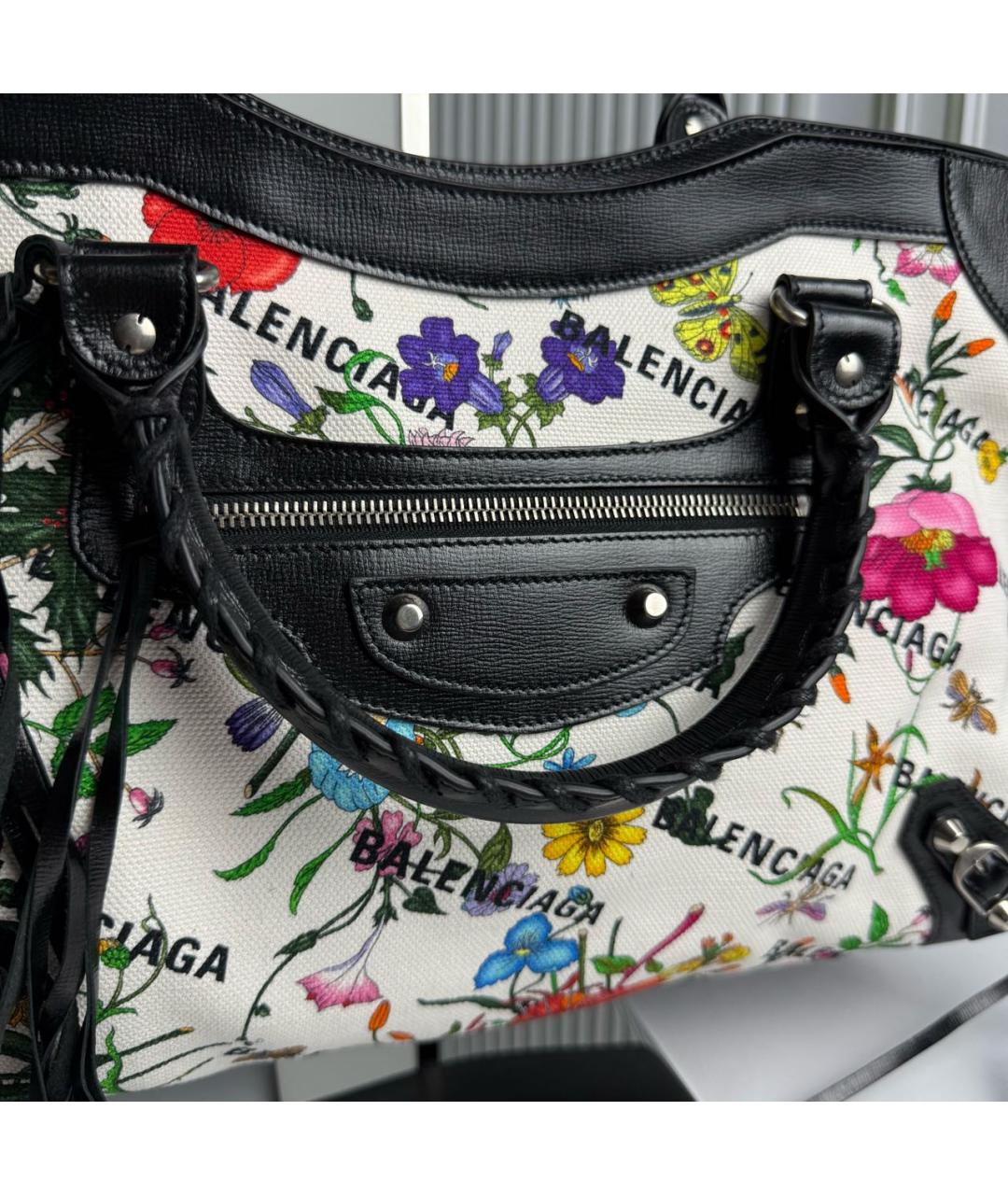 BALENCIAGA Мульти кожаная сумка с короткими ручками, фото 3