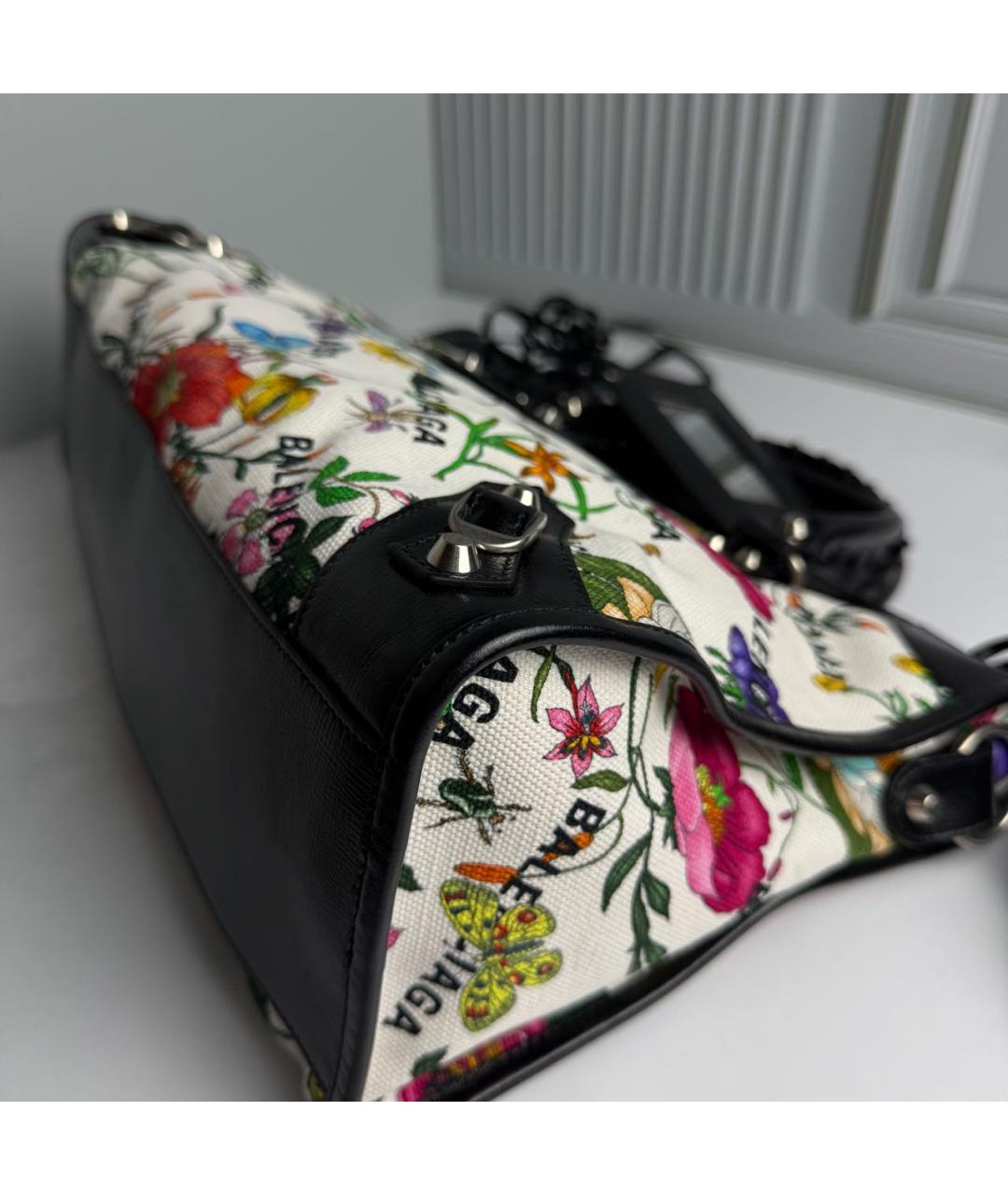 BALENCIAGA Мульти кожаная сумка с короткими ручками, фото 6