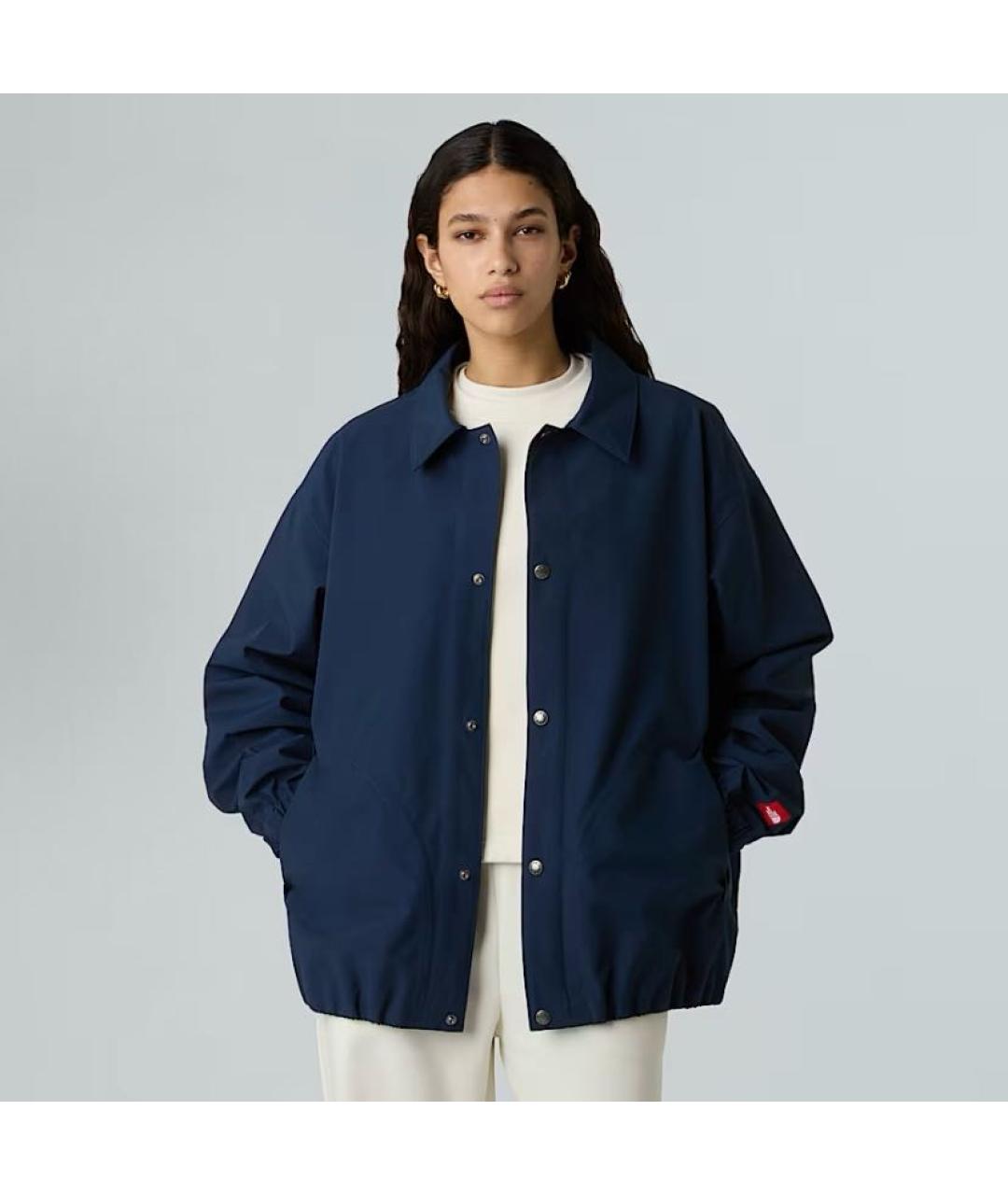 THE NORTH FACE Темно-синяя полиэстеровая куртка, фото 6