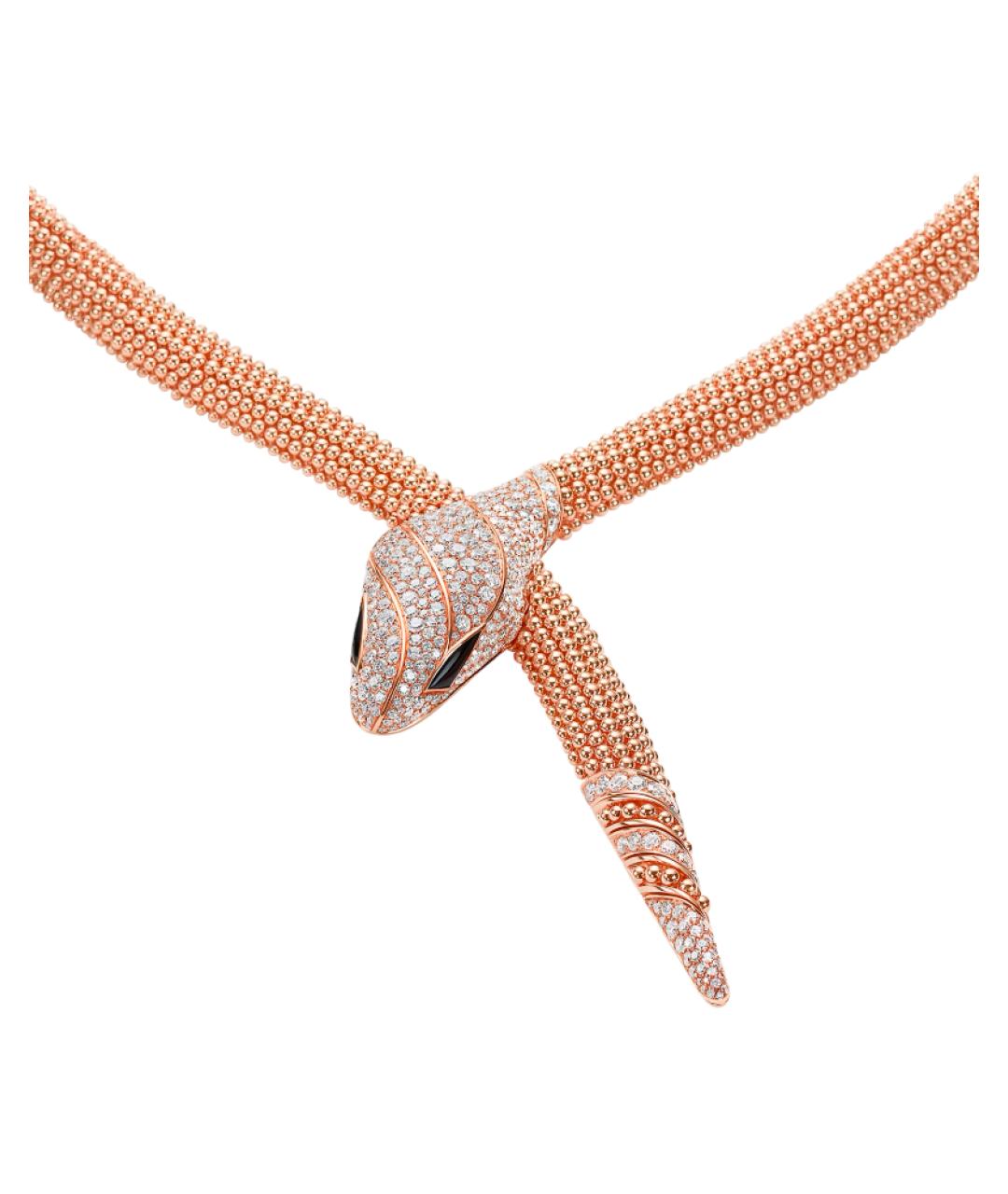 BVLGARI Золотое колье из розового золота, фото 2