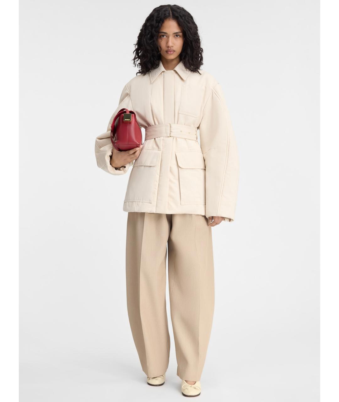 JACQUEMUS Бежевая куртка, фото 5