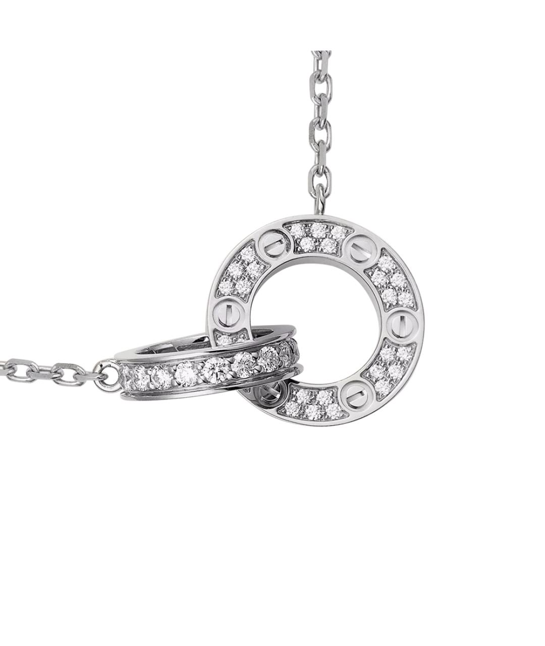CARTIER Подвеска из белого золота, фото 2
