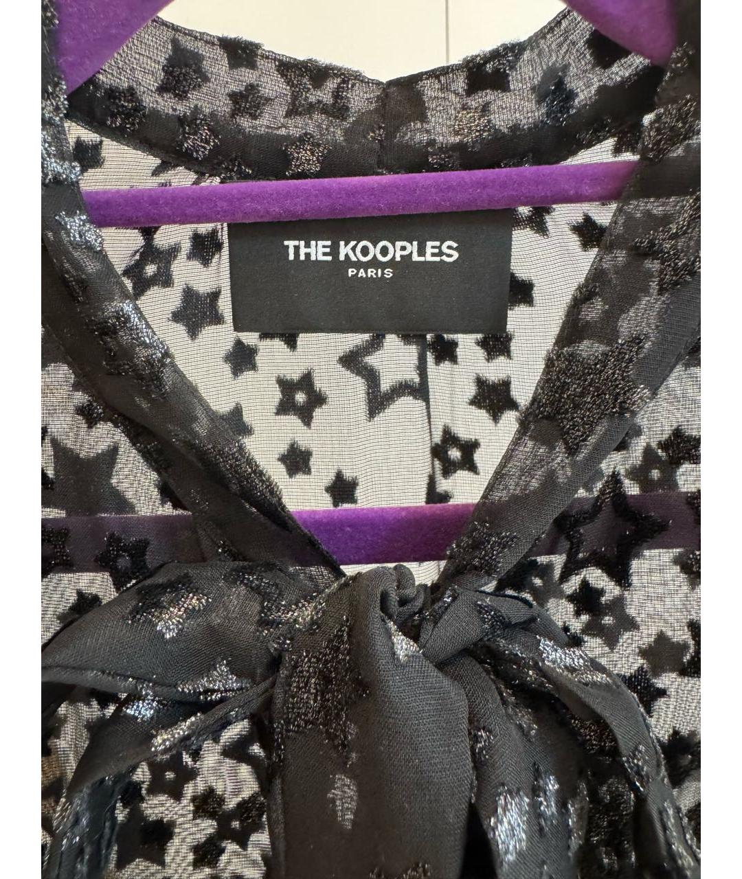 THE KOOPLES Черное полиэстеровое платье, фото 5