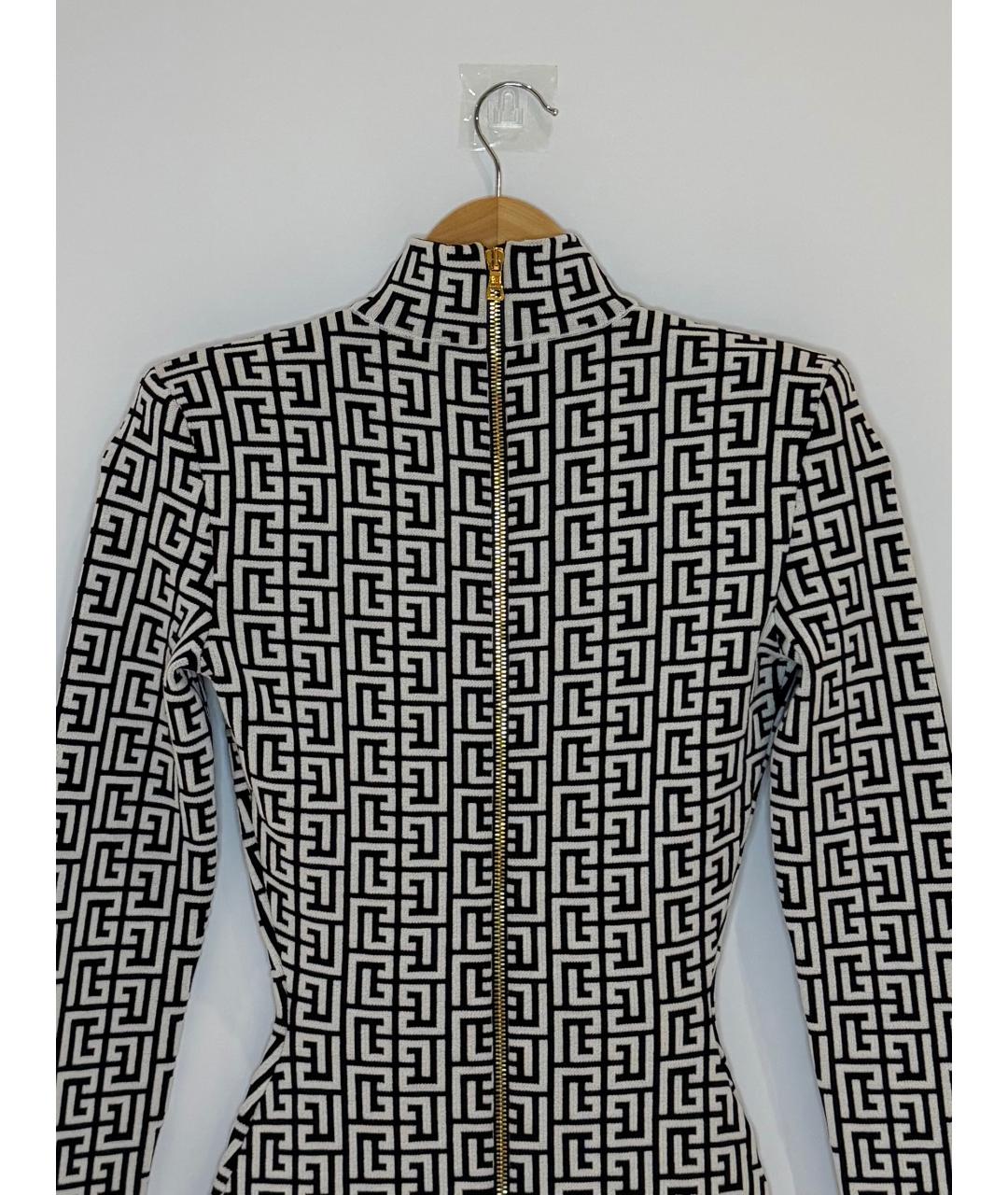 BALMAIN Белое вискозное платье, фото 3