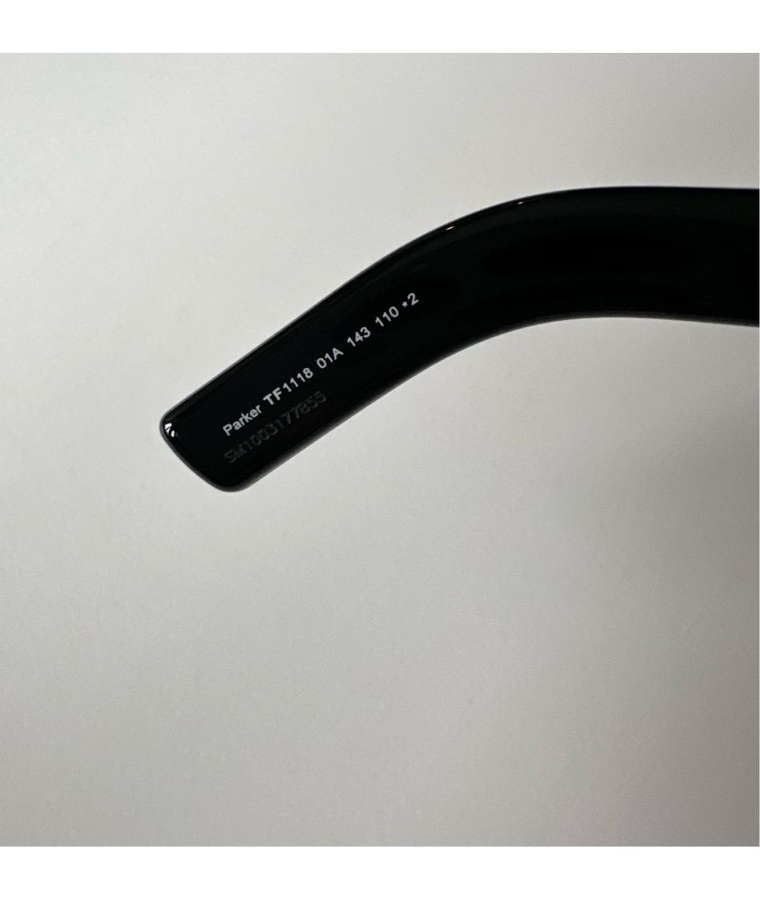 TOM FORD Черные пластиковые солнцезащитные очки, фото 8