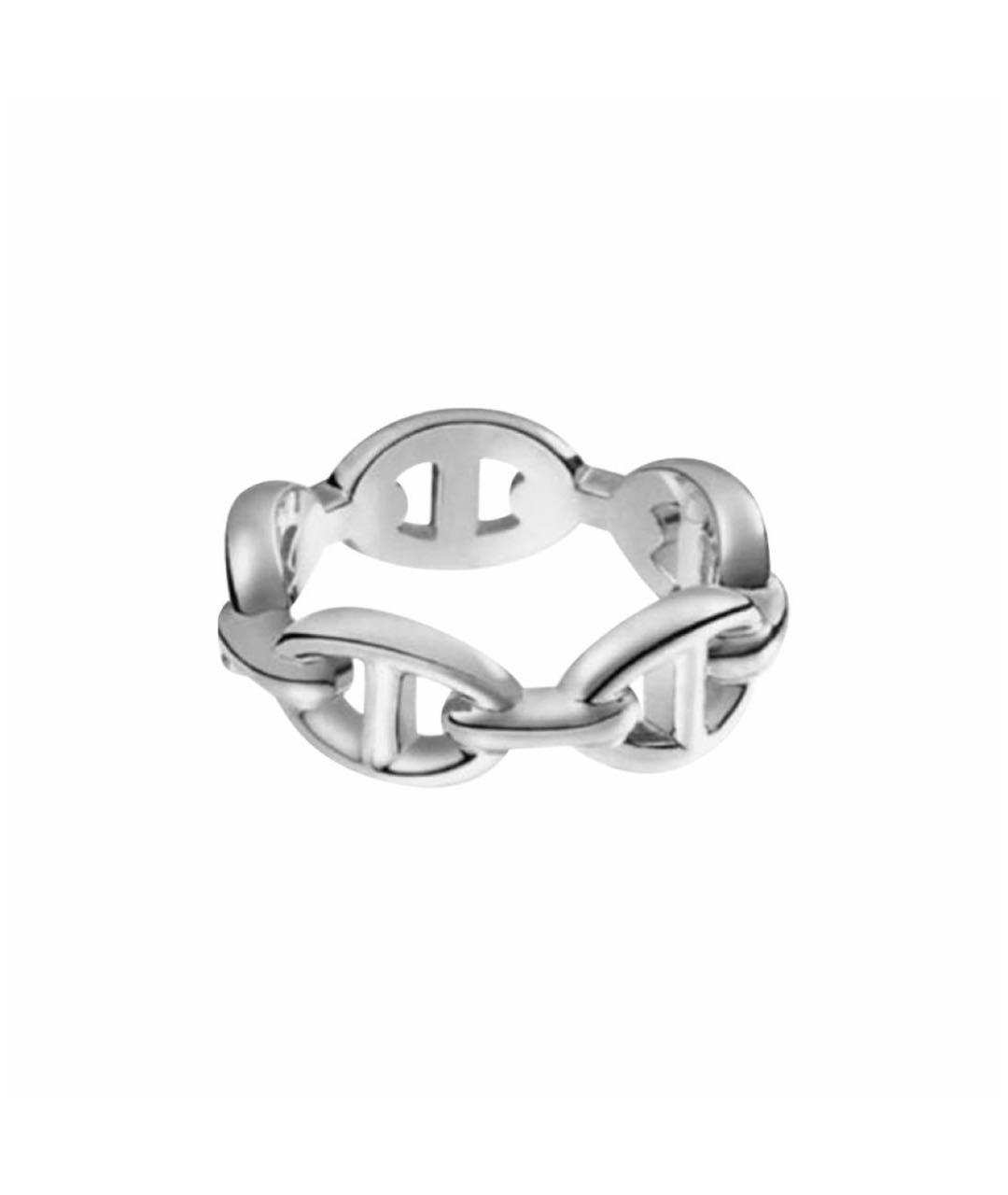 HERMES Серебряное серебряное кольцо, фото 1