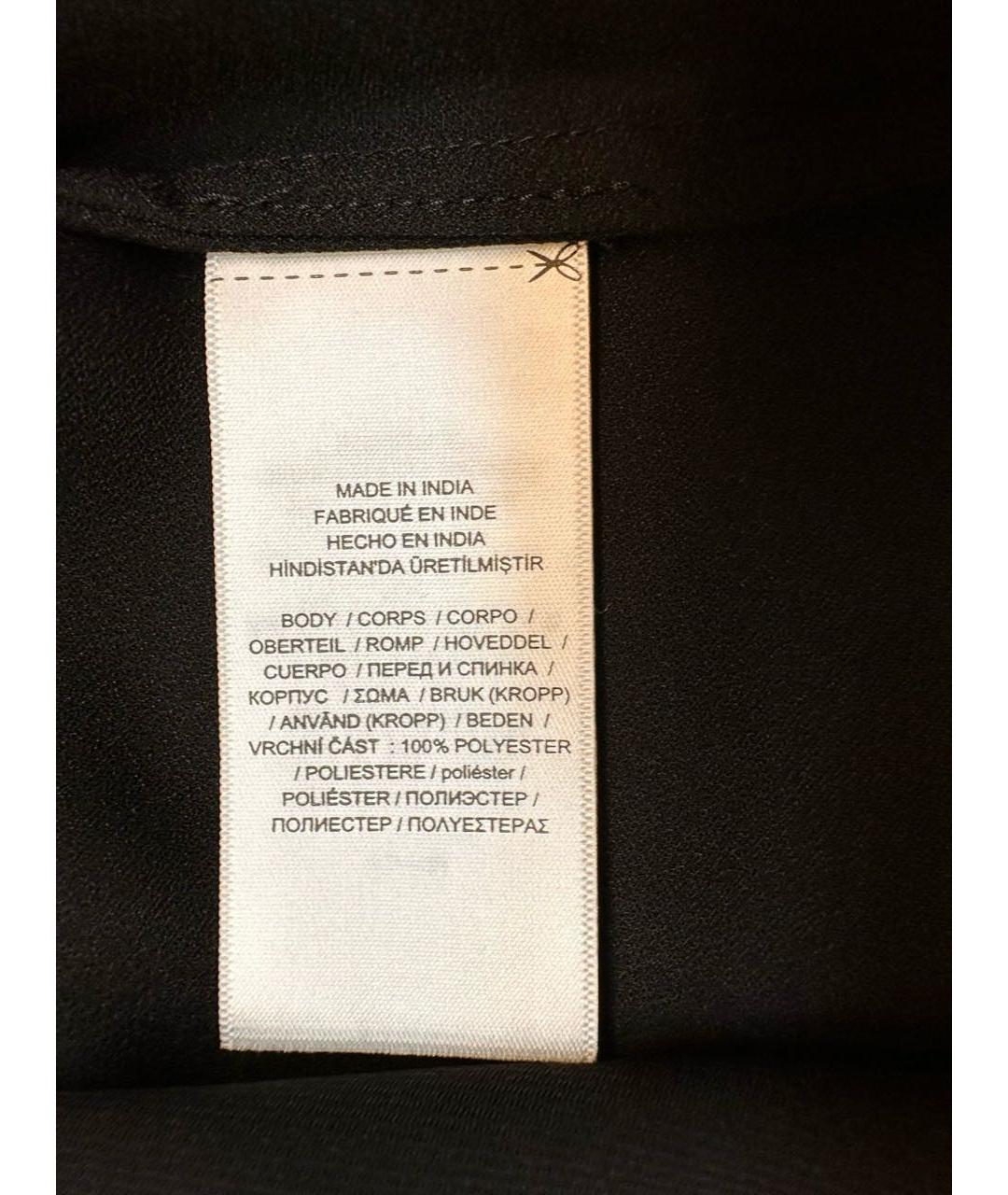RALPH LAUREN Черная полиэстеровая блузы, фото 4