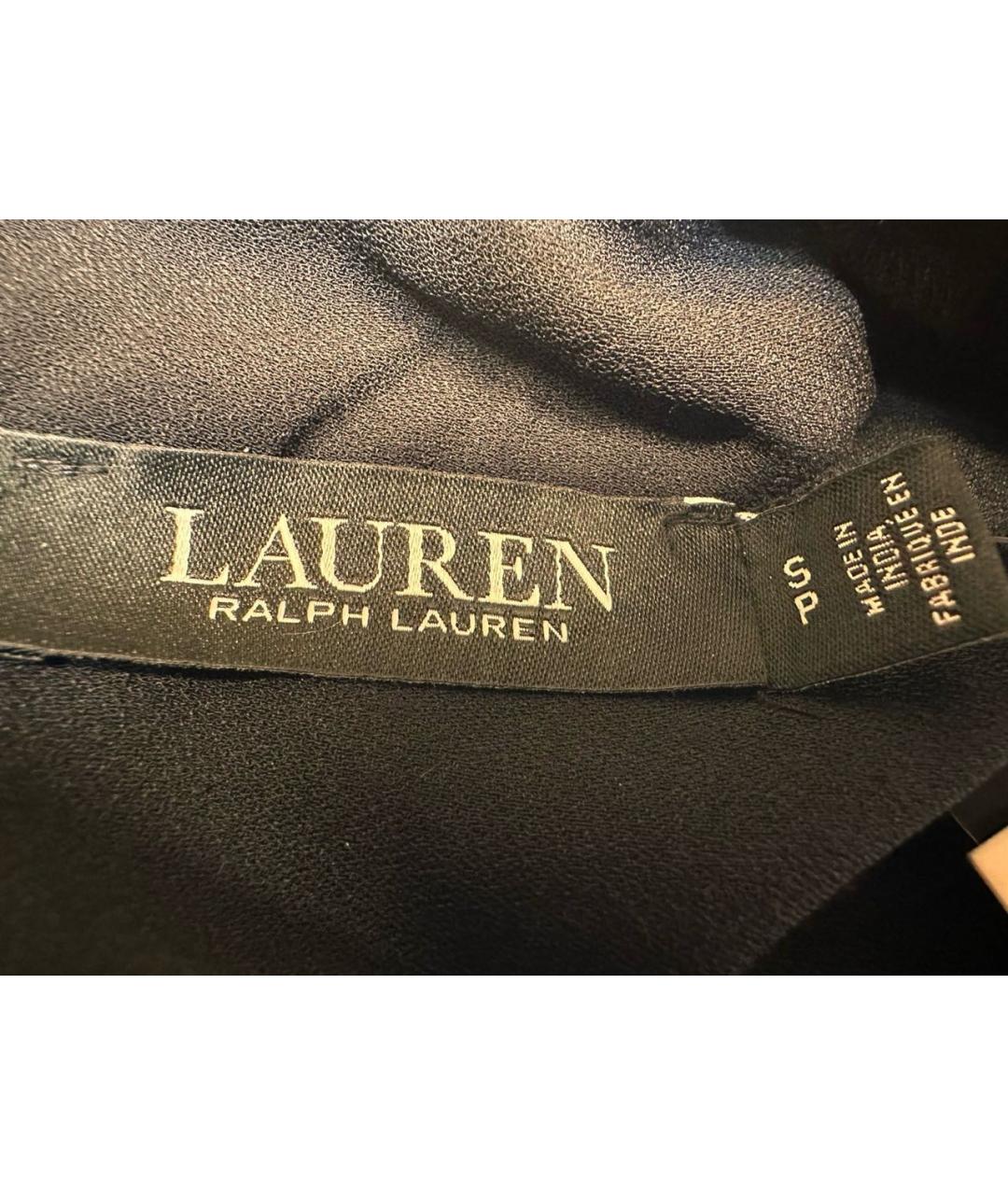 RALPH LAUREN Черная полиэстеровая блузы, фото 5