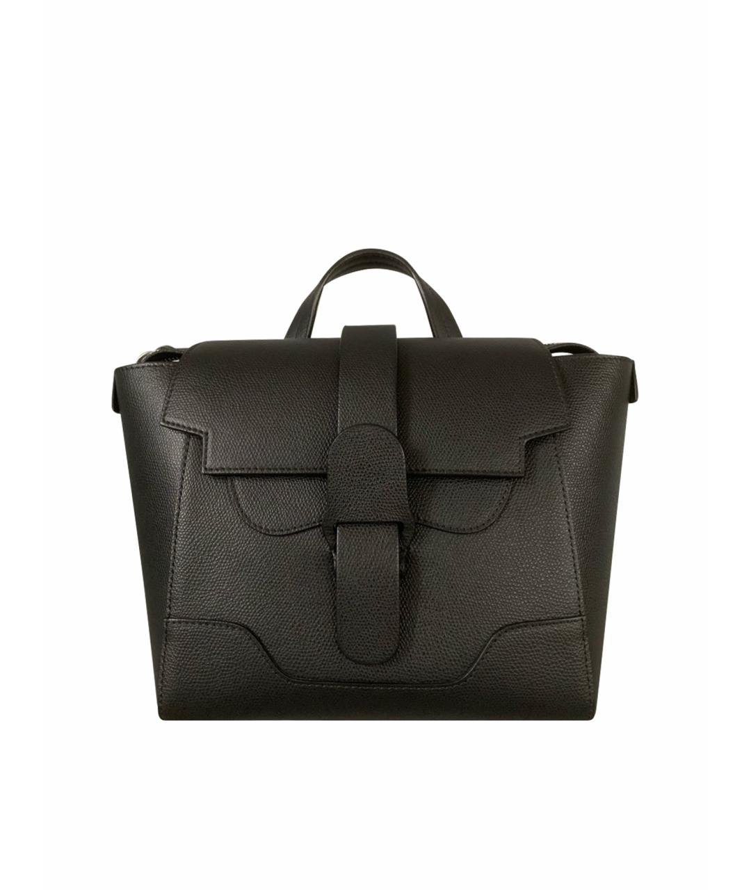 SENREVE Черная кожаная сумка через плечо, фото 1