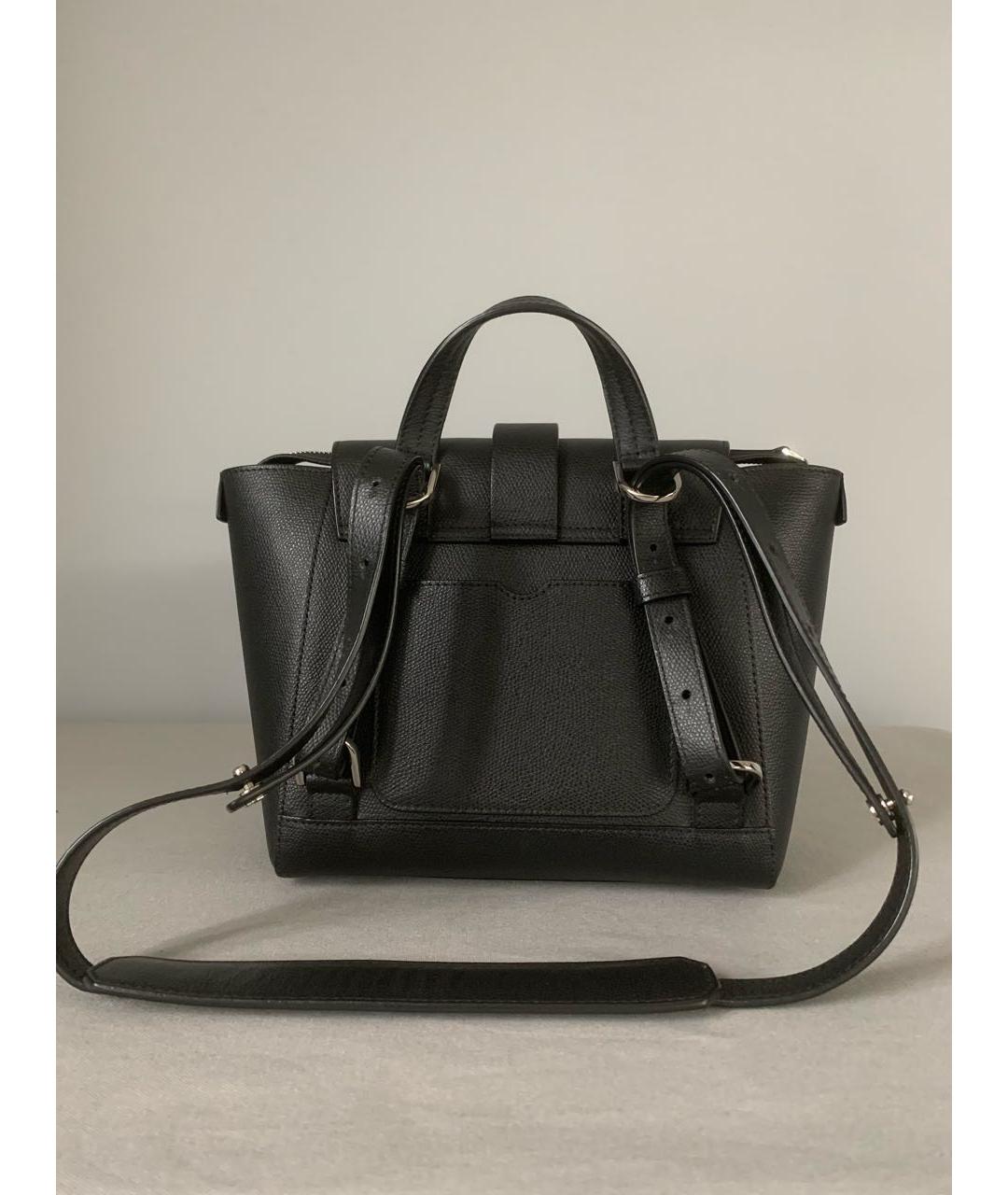 SENREVE Черная кожаная сумка через плечо, фото 3